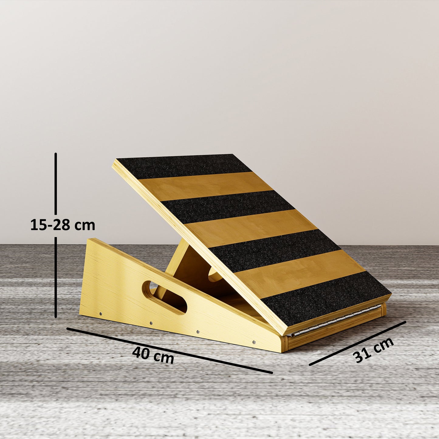 Portable Slant Board, Adjustable Incline Board Calf Stretcher