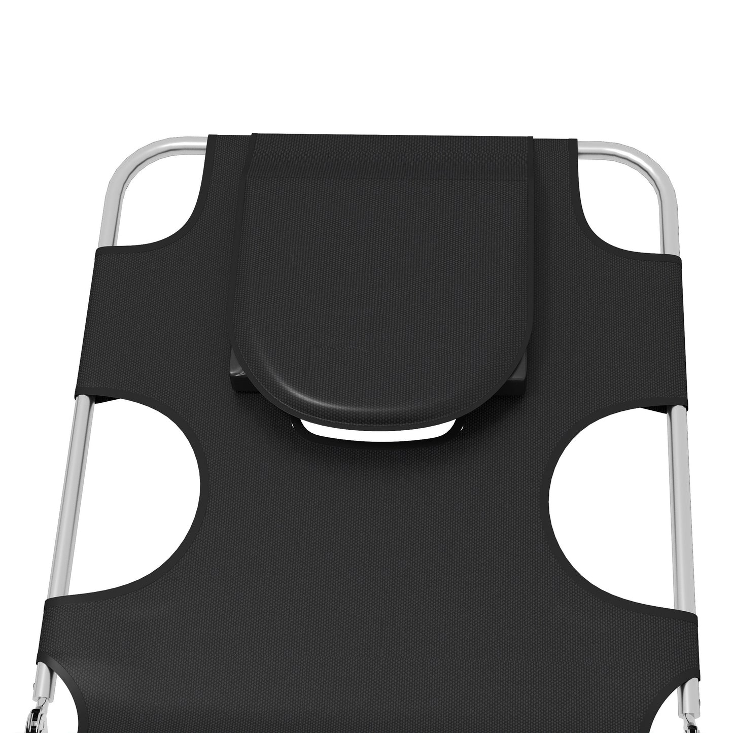 Foldable Sun Lounger Set of 2