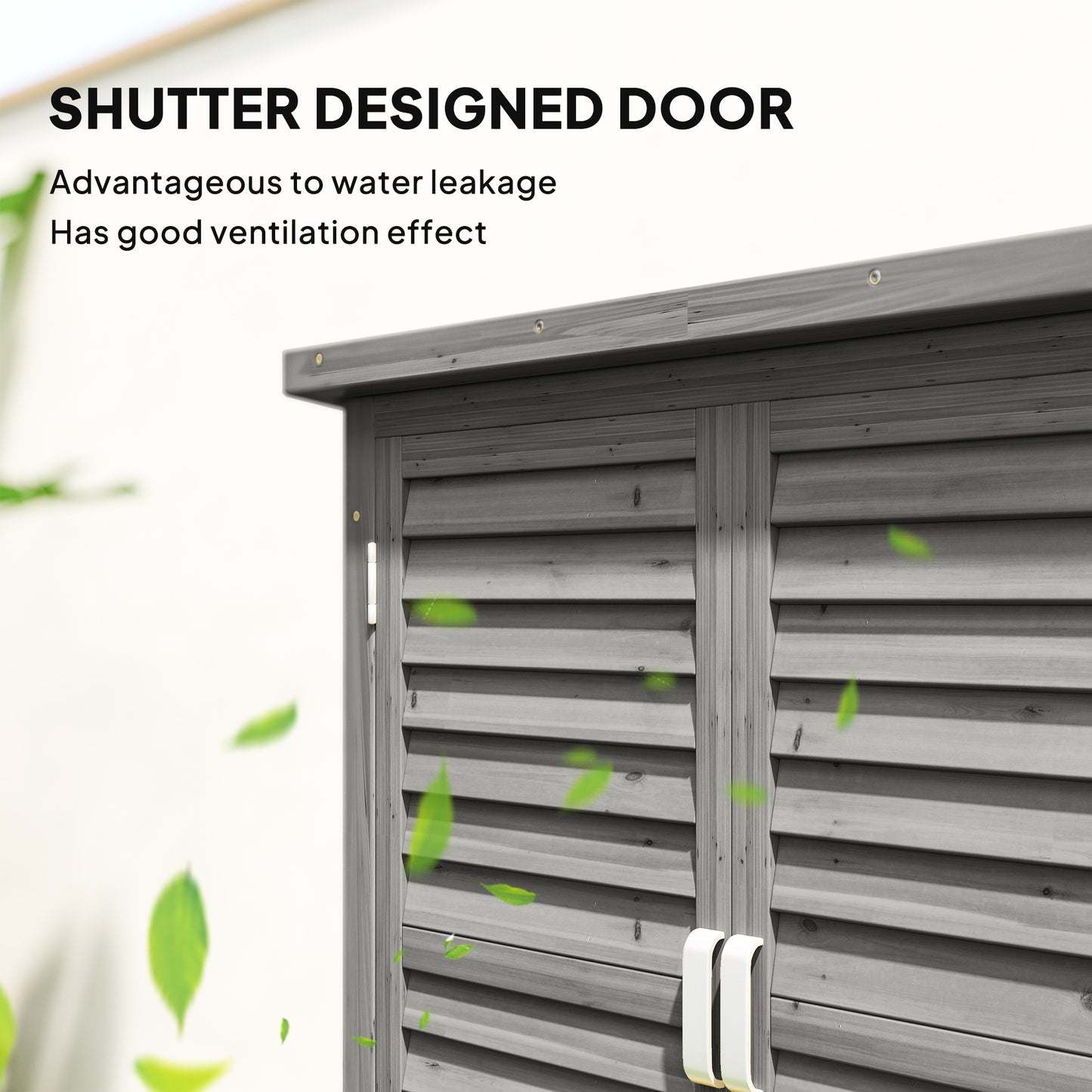 Garden Shed Wooden Garden Storage Shed 2 Door Unit Solid Fir Wood