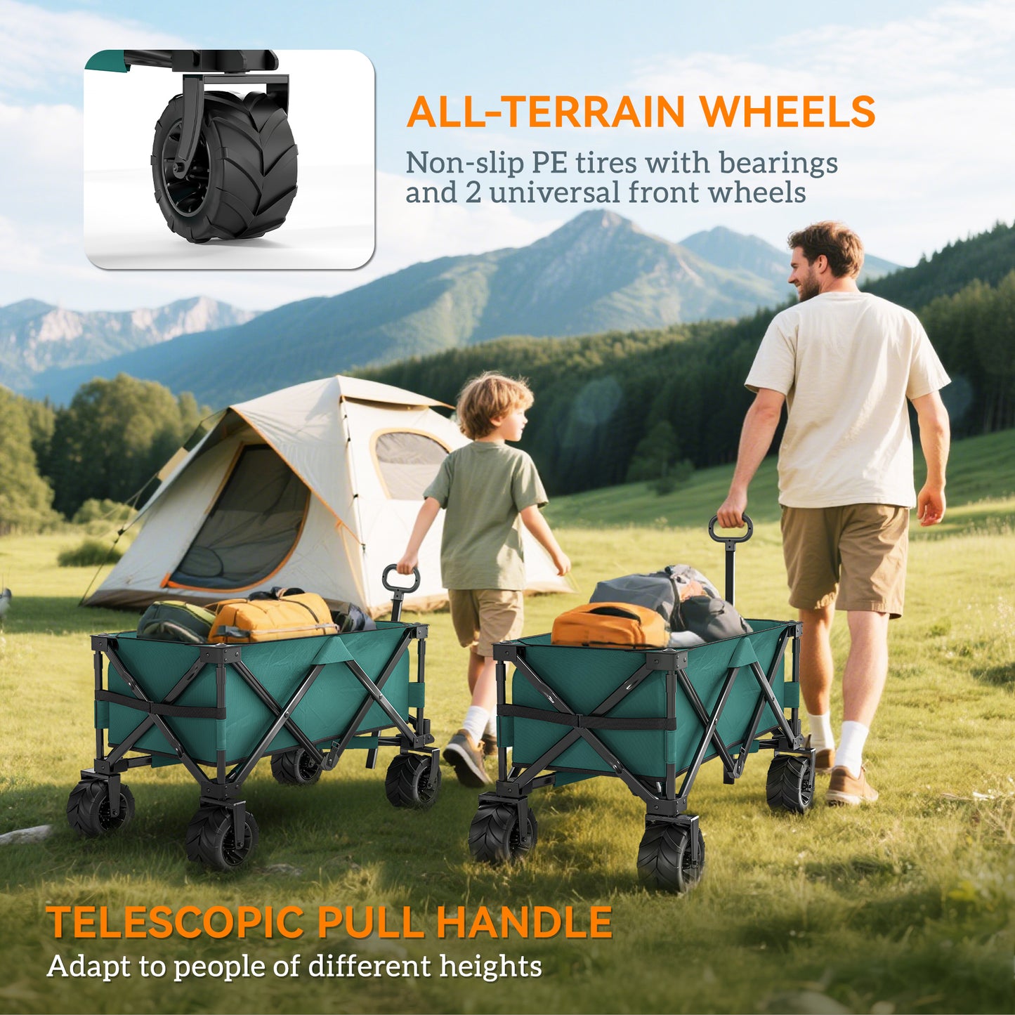 140L Festival Trolley on Wheels