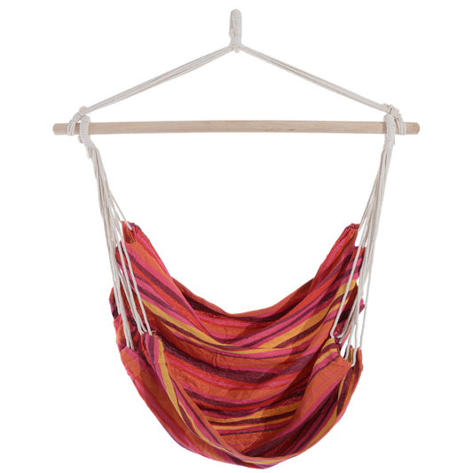 Outdoor Hanging Rope Chair with Cotton Rope