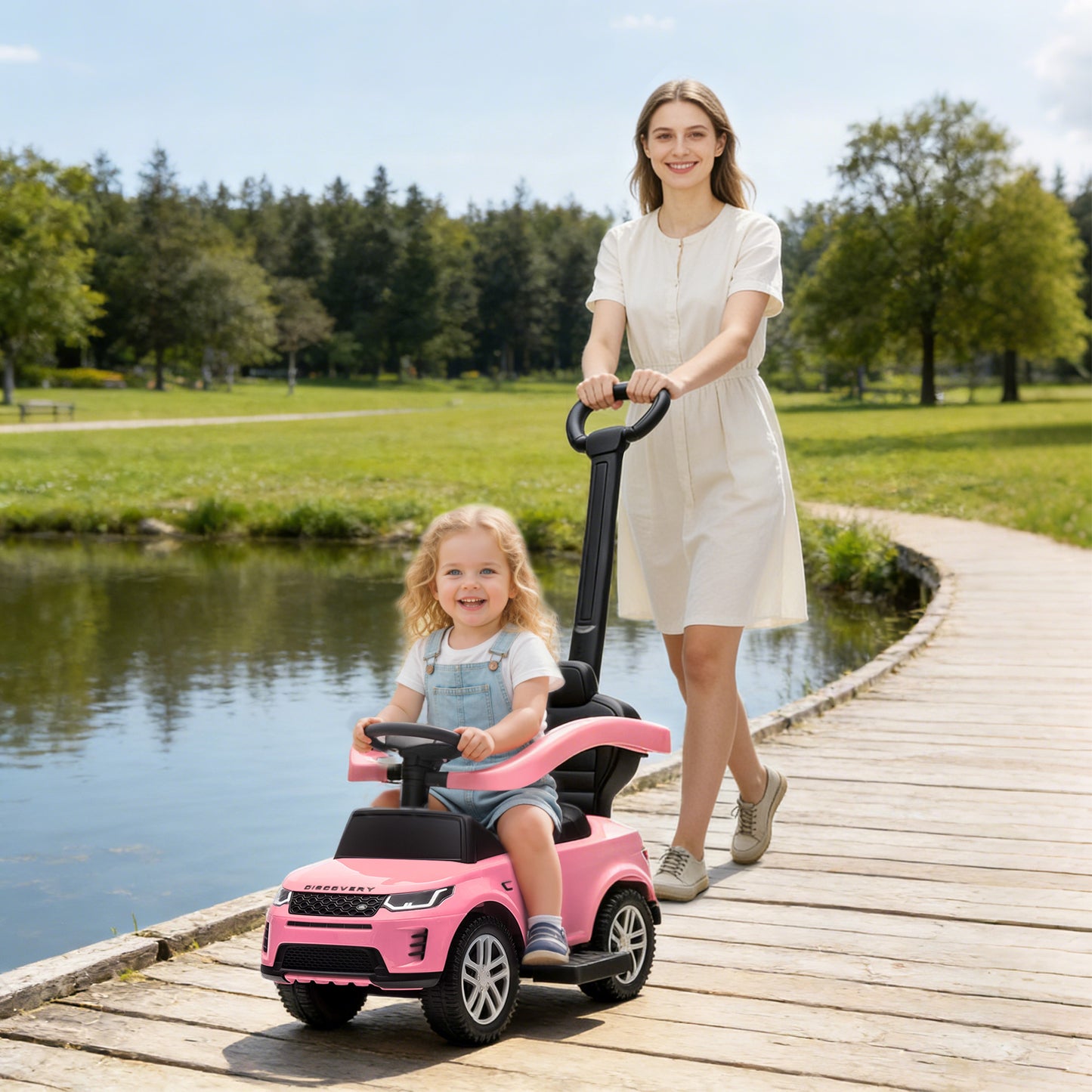 Land Rover Discovery Licensed Baby Push Car