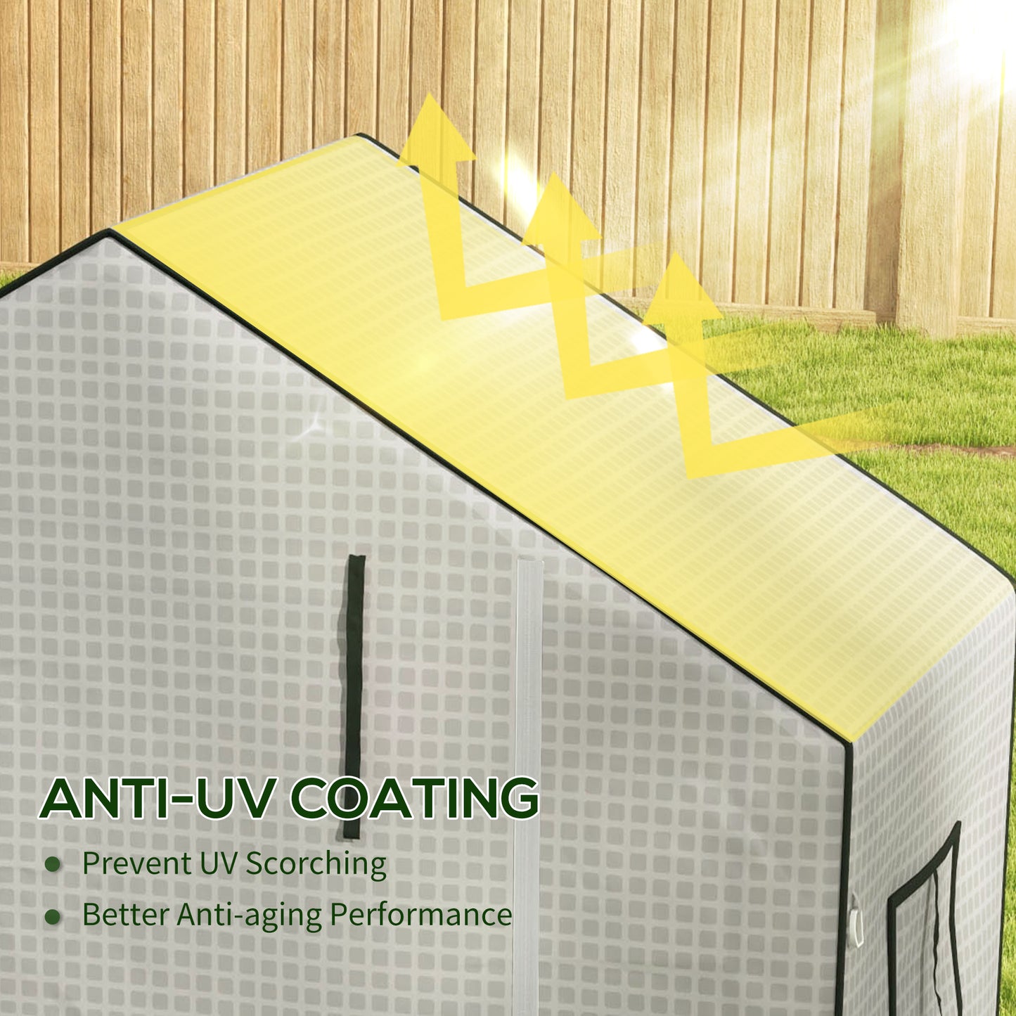 Greenhouse Cover Replacement Walk-in PE Hot House Cover (1)