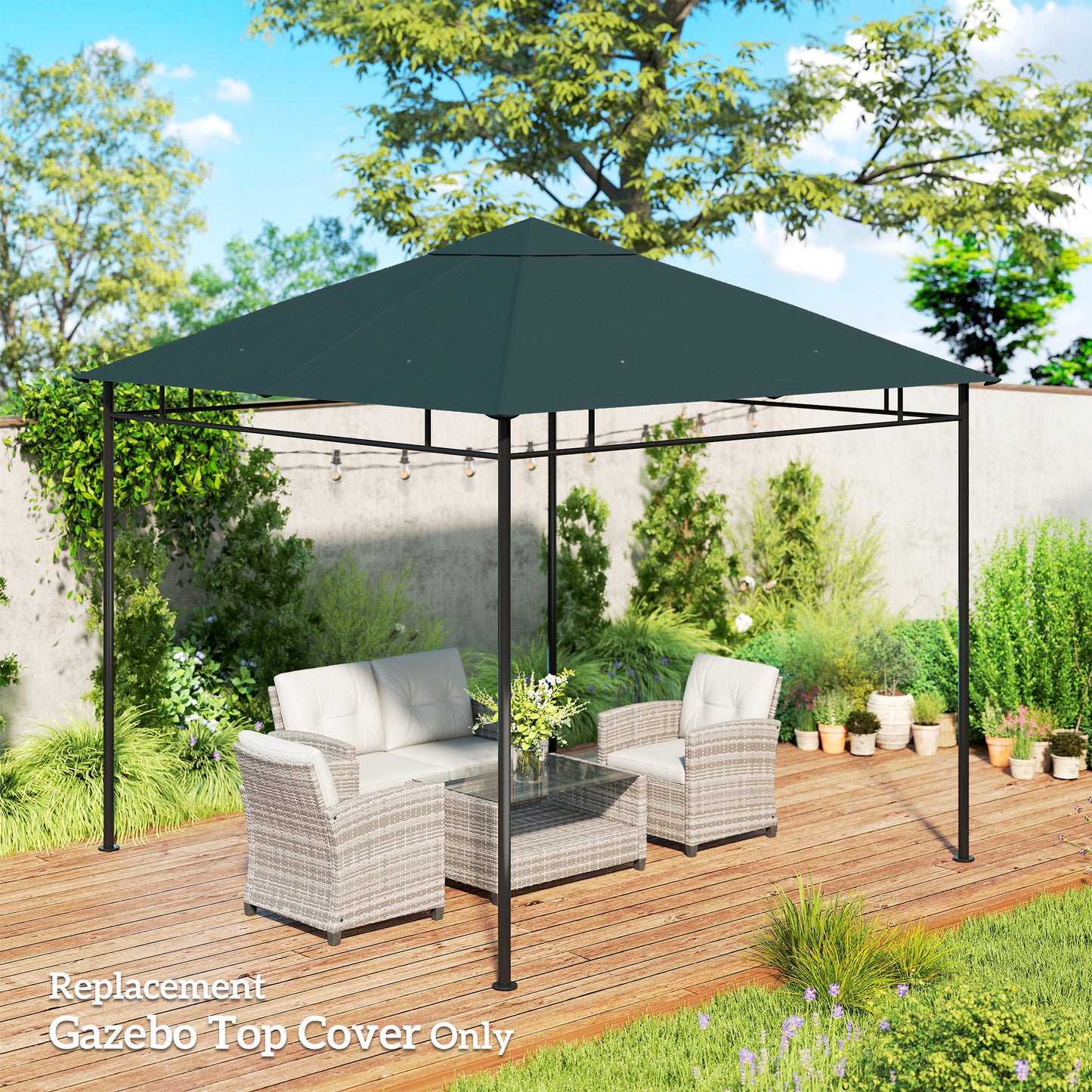 3 x 3 m Gazebo Canopy Replacement Cover