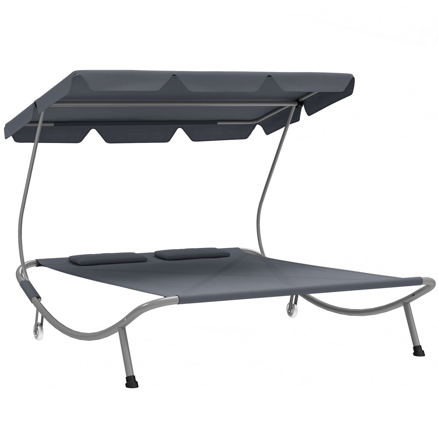 Double Outdoor Bed, with Canopy