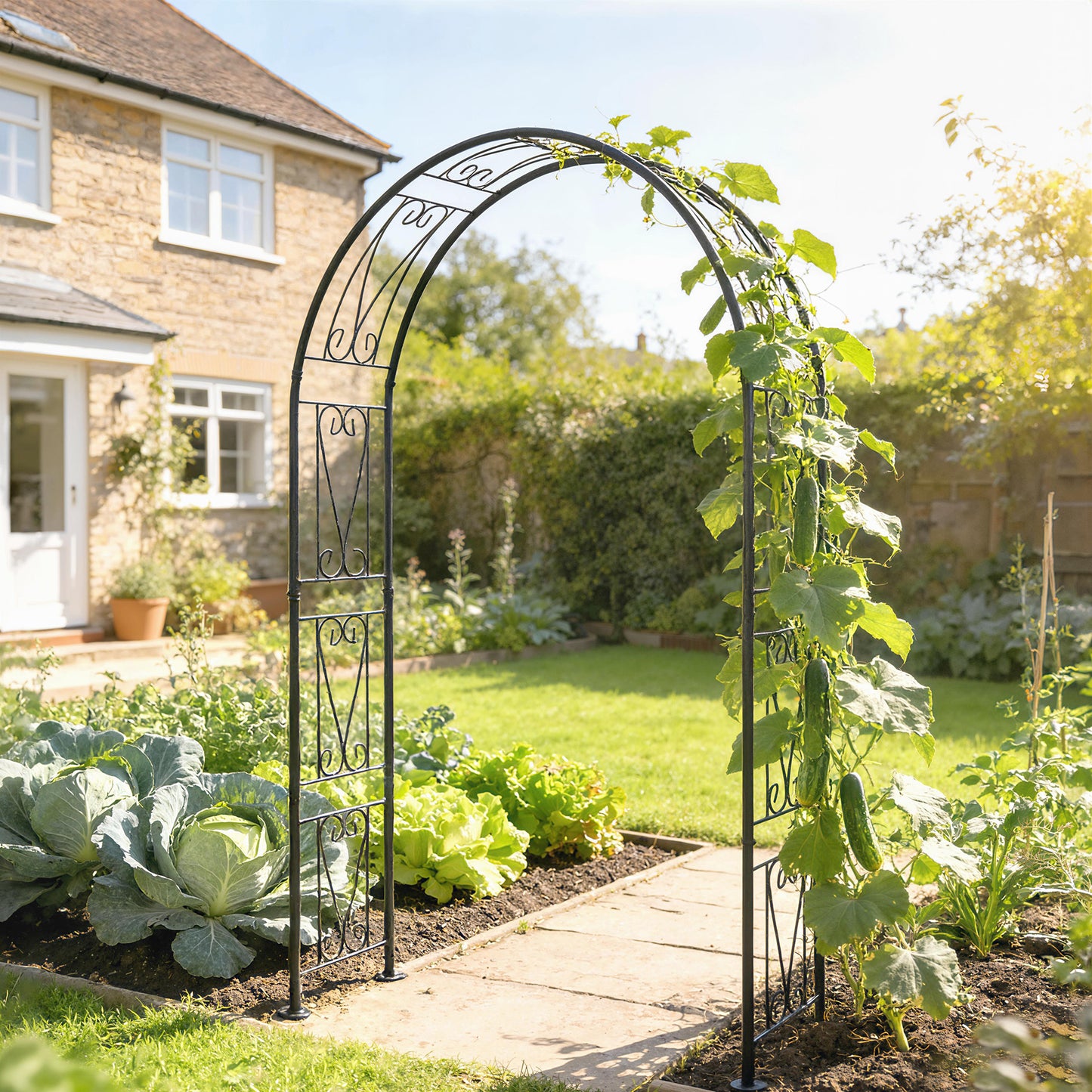 Garden Arch, Arbour Trellis for Climbing Plants