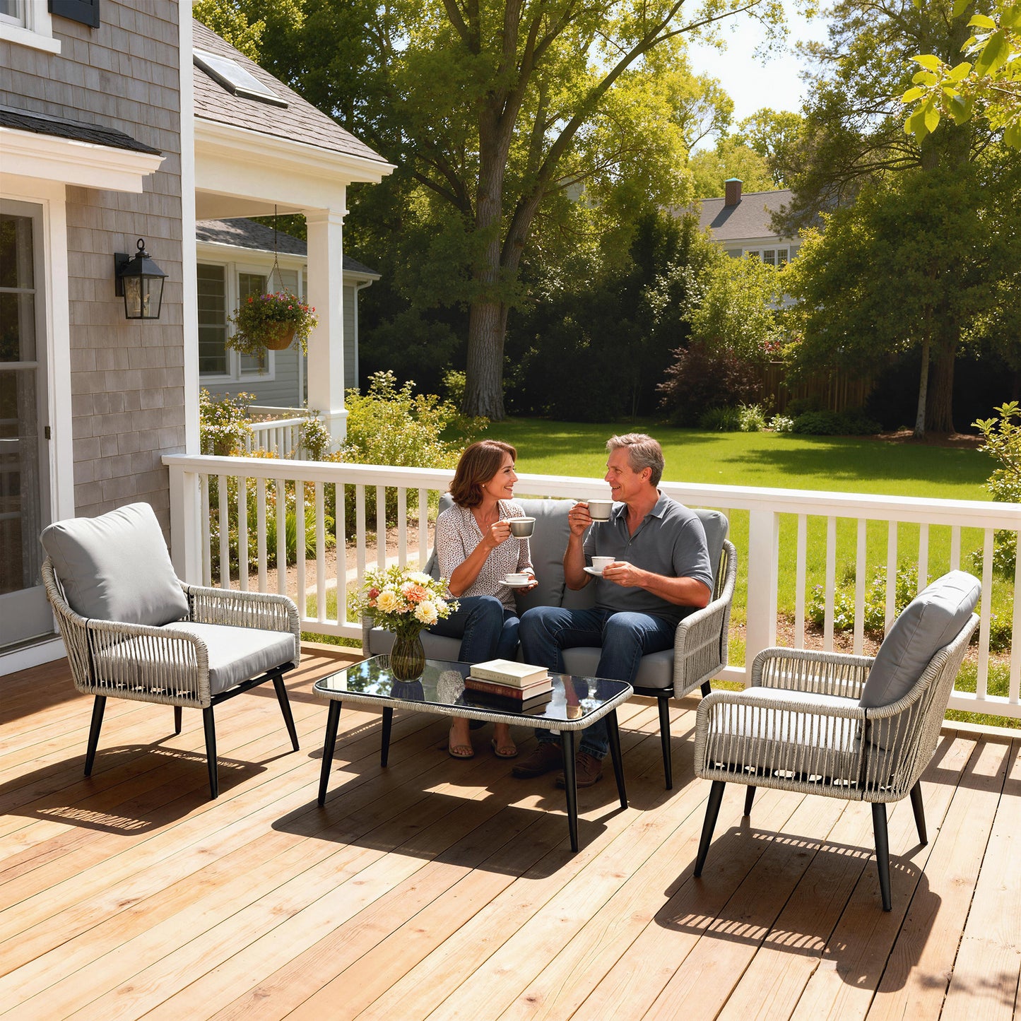 Rattan Garden Furniture Set (2)