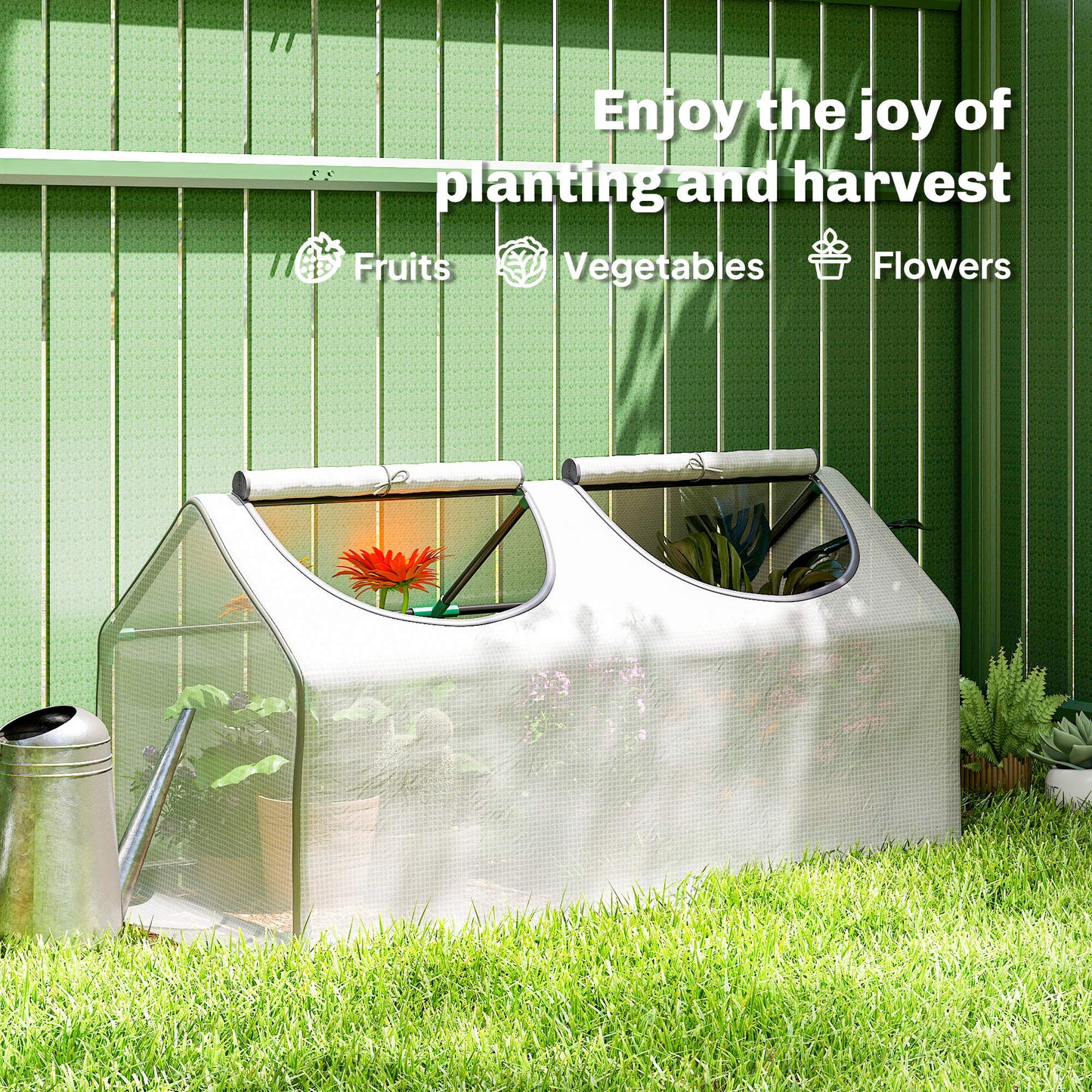 Mini Greenhouse Portable Flower Planter Tomato Vegetable House