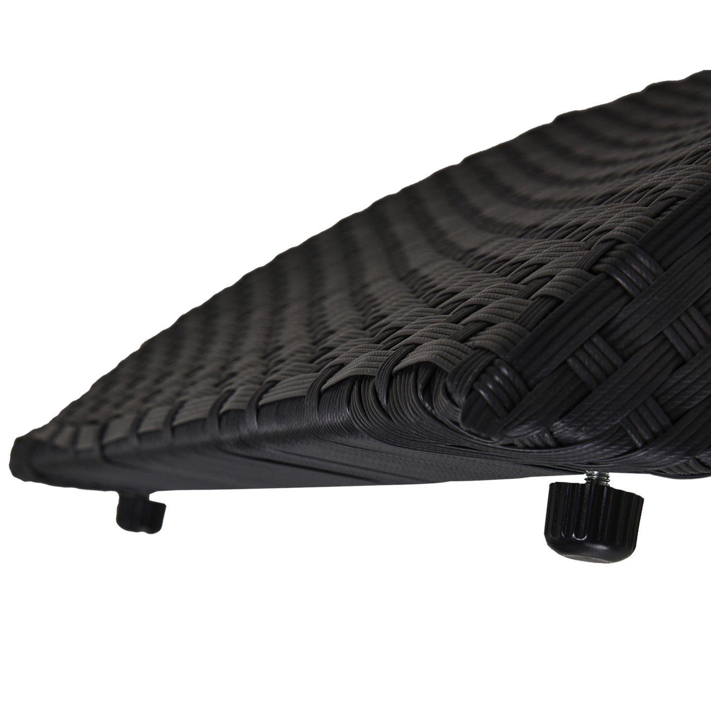 Folding Sun Lounger, PE Rattan Garden Lounger Chair