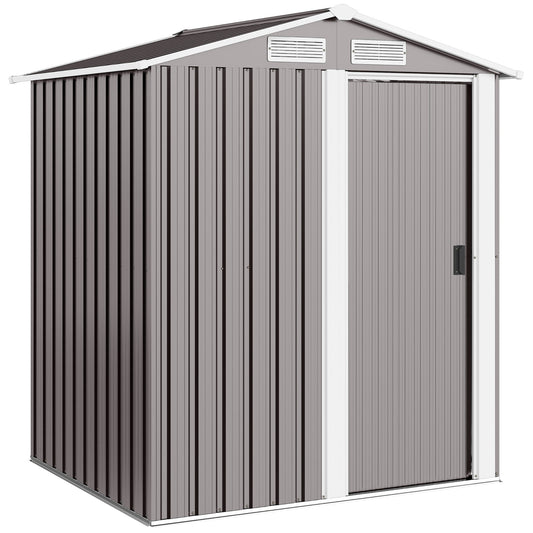 Garden Metal Tool Storage Shed with Sliding Door (1)