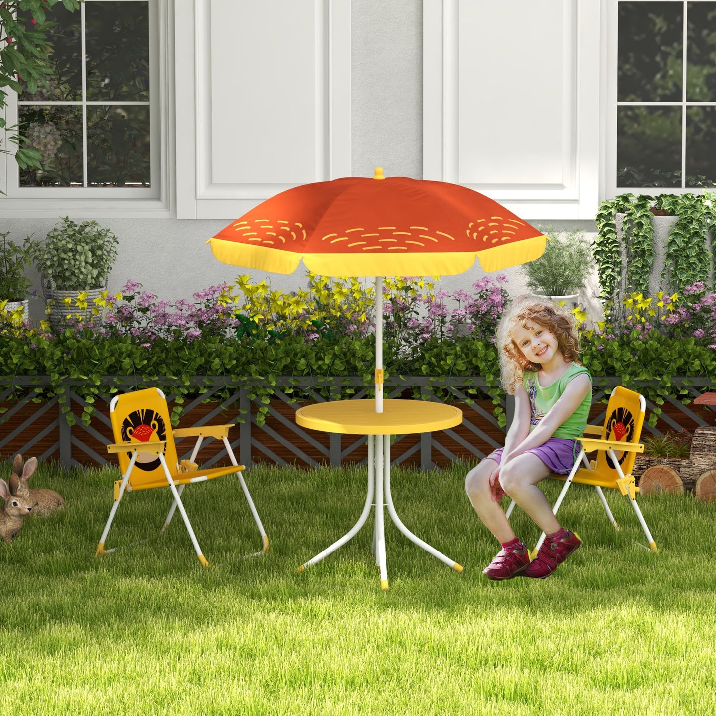 Kids Picnic Table and Chair Set (1)