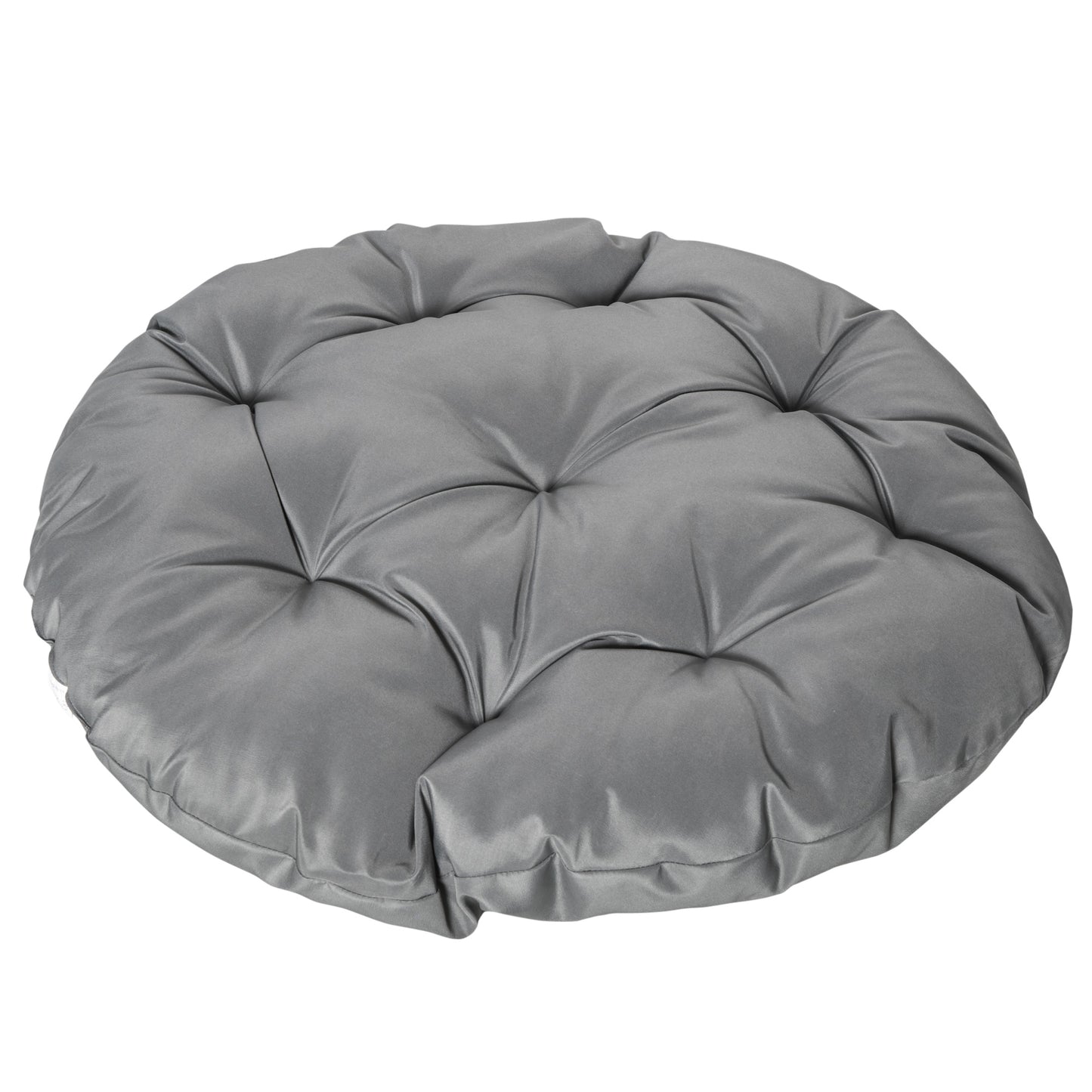 360° Swivel Rattan Papasan Moon Bowl Chair Round Lounge Garden