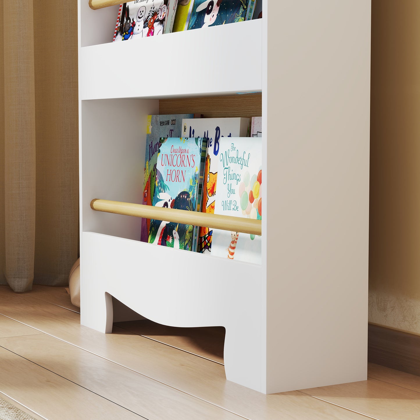 Kids Bookshelf, 3 Tier Children Bookcase