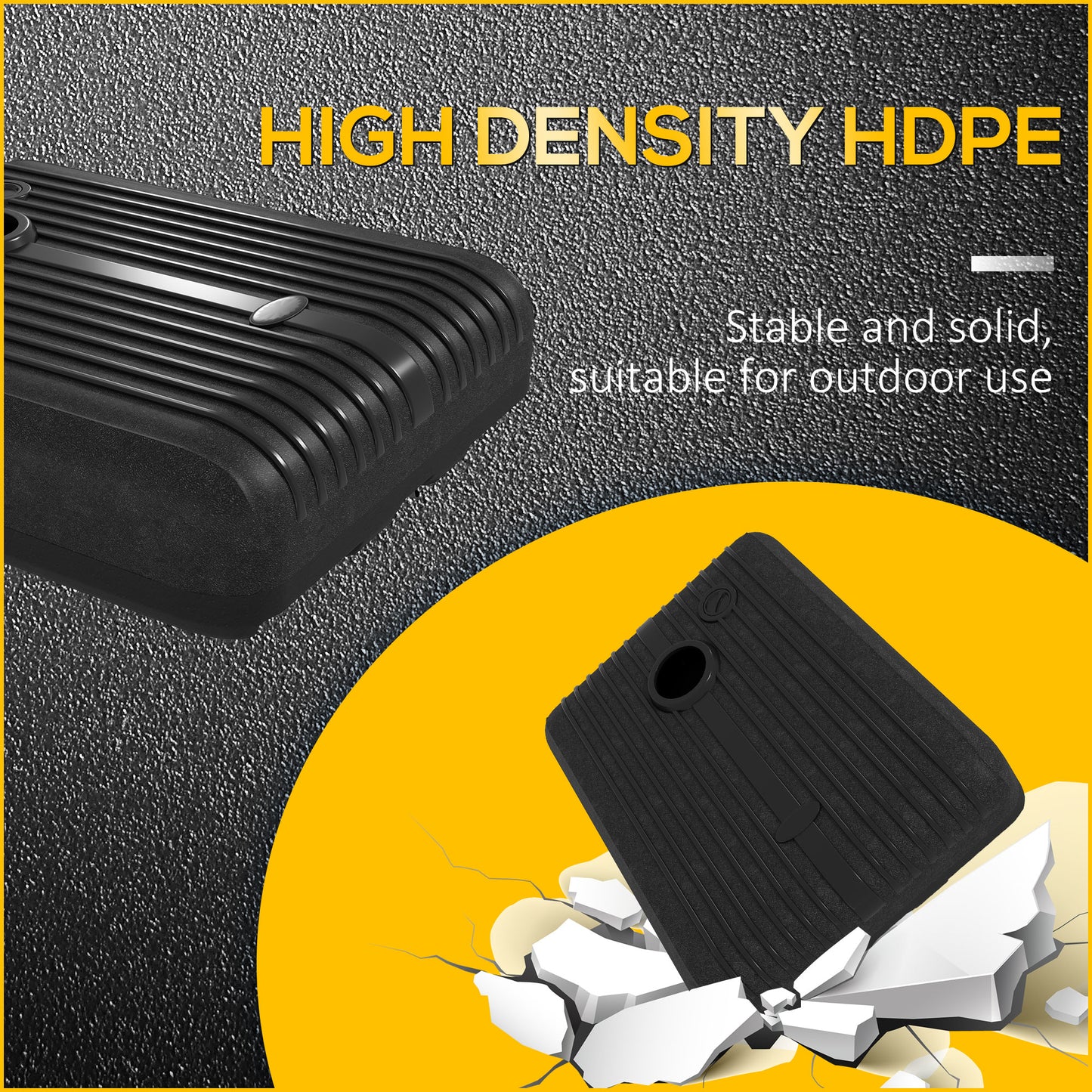 Heavy Duty Parasol Base Plastic Umbrella Stand