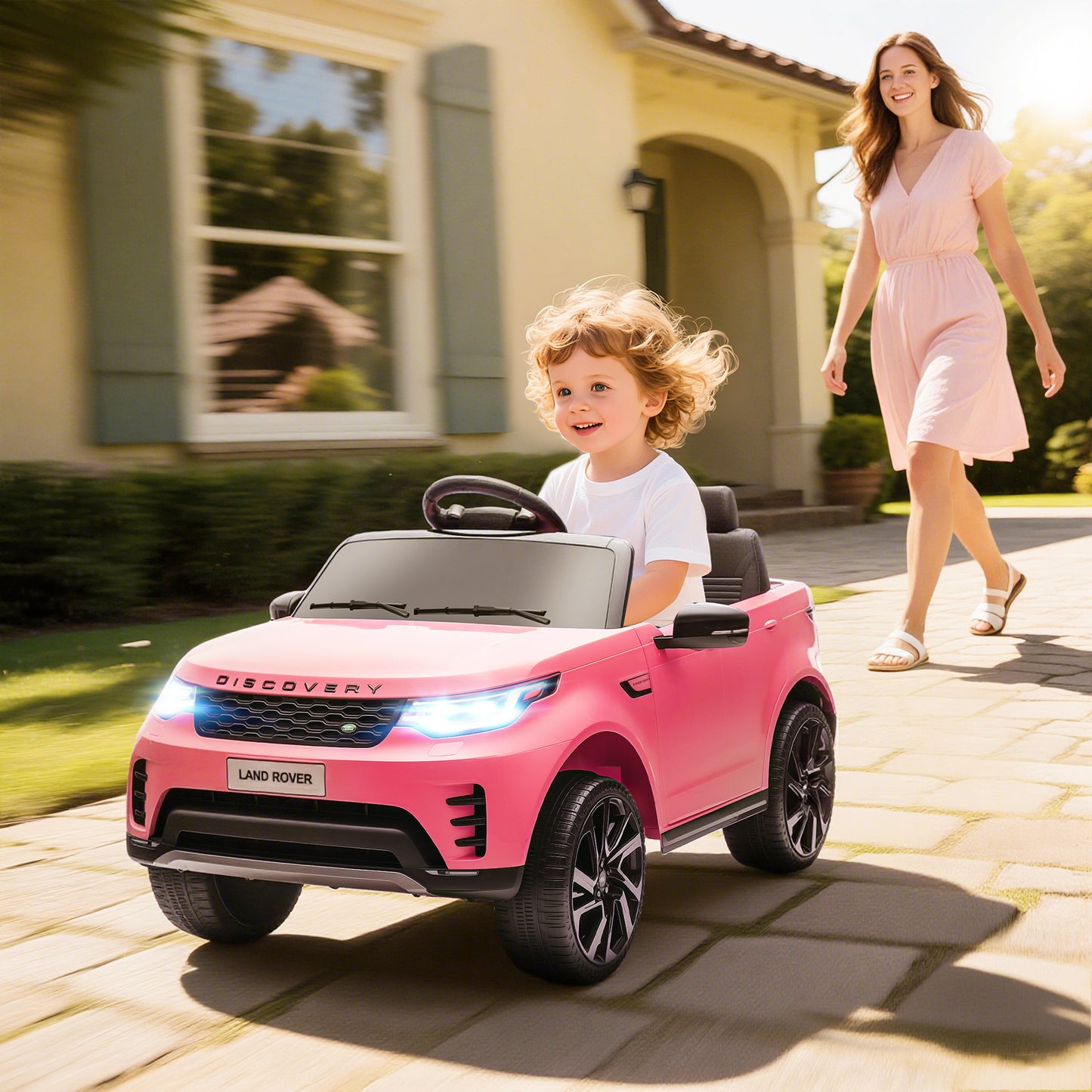 Land Rover Discovery Licensed 12V Kids Electric Car with Remote