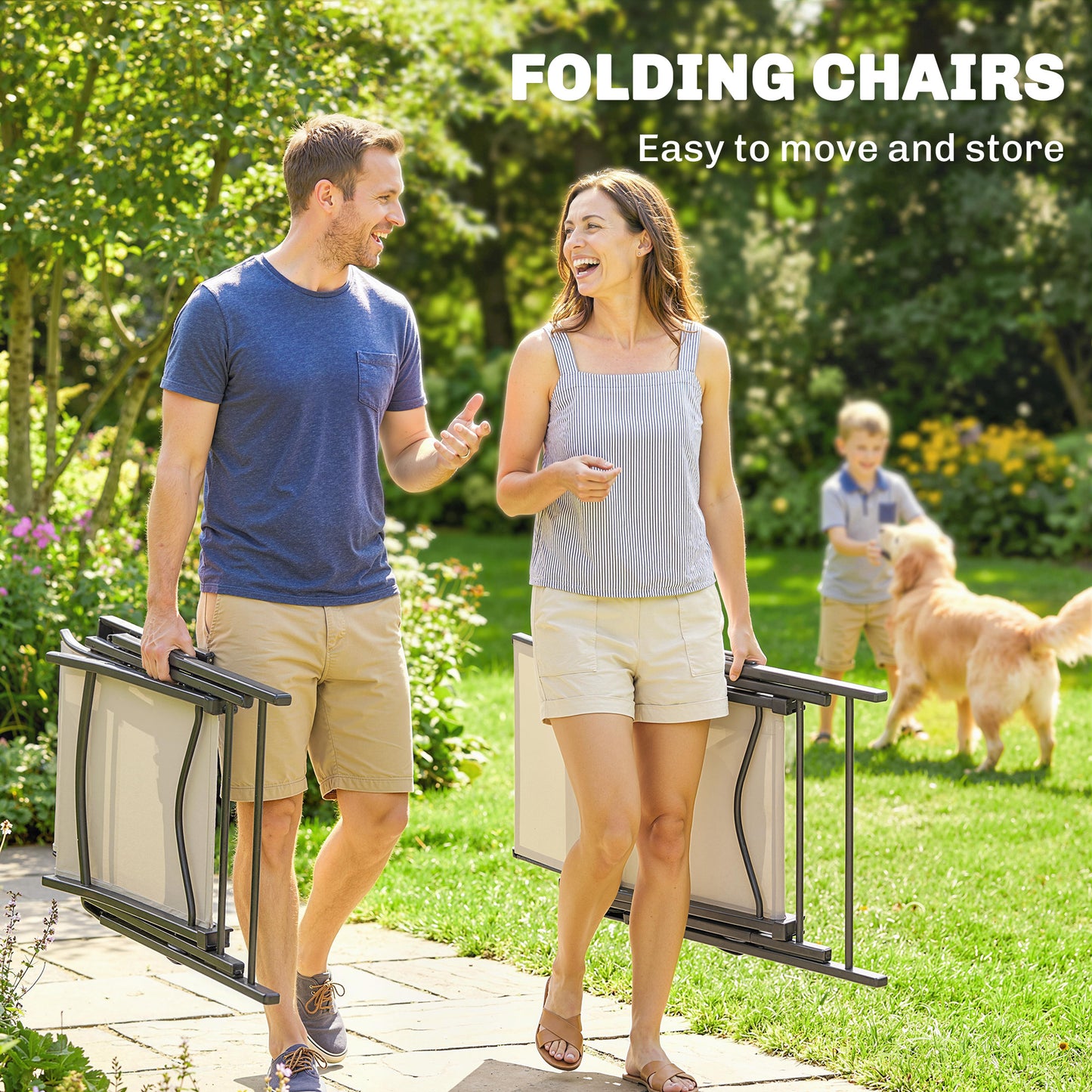 5 Pieces Outdoor Dining Set