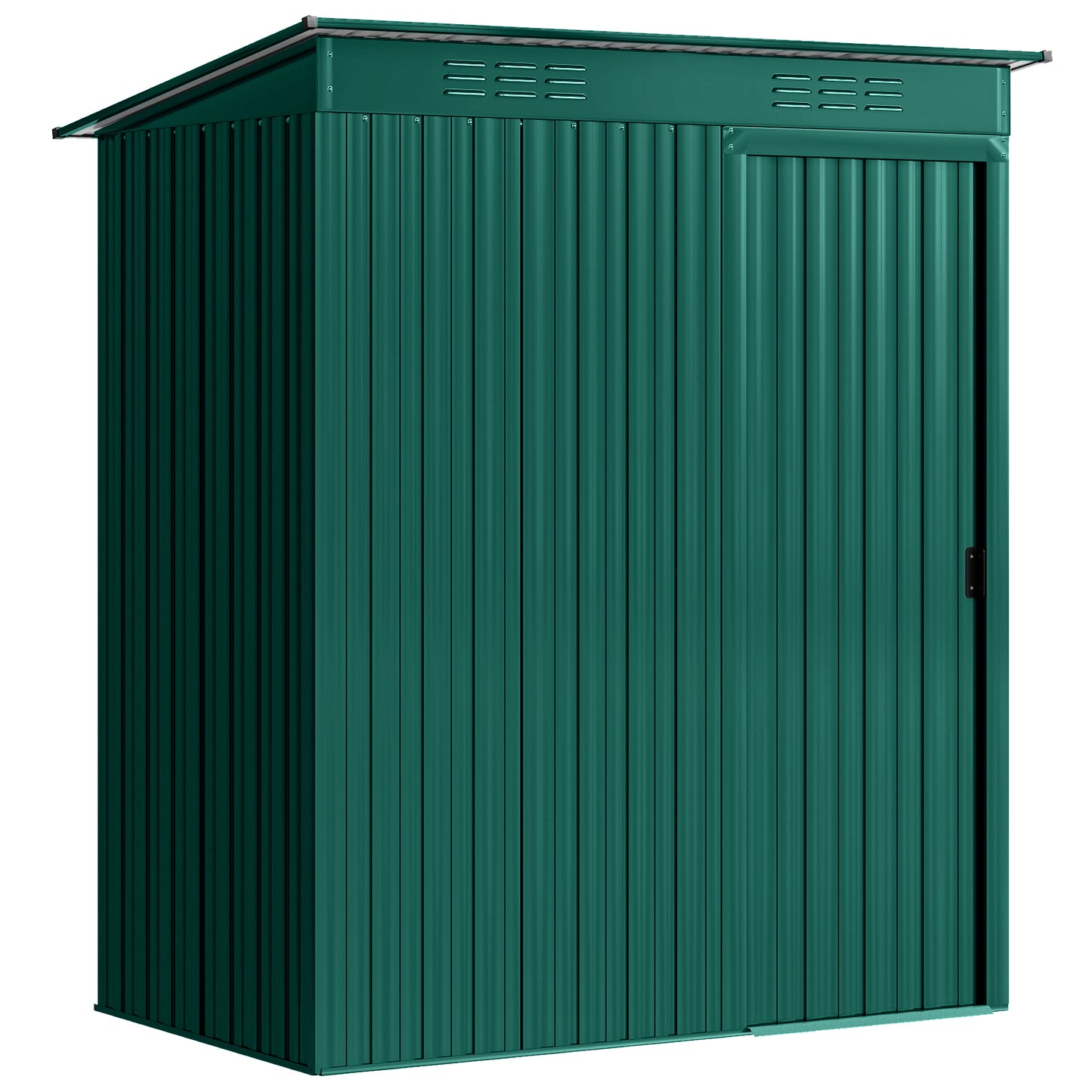 5 x 3.5ft Metal Garden Storage Shed with Effortless Assembly