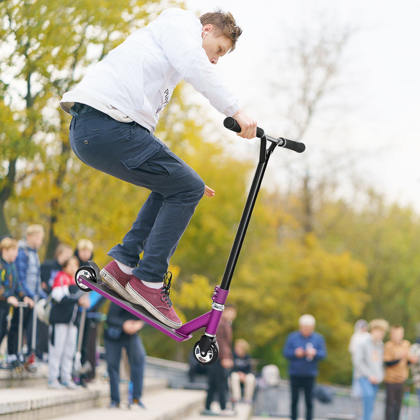 Stunt Scooter, 360° Entry Level Tricks Scooter w/ Lightweight (1)