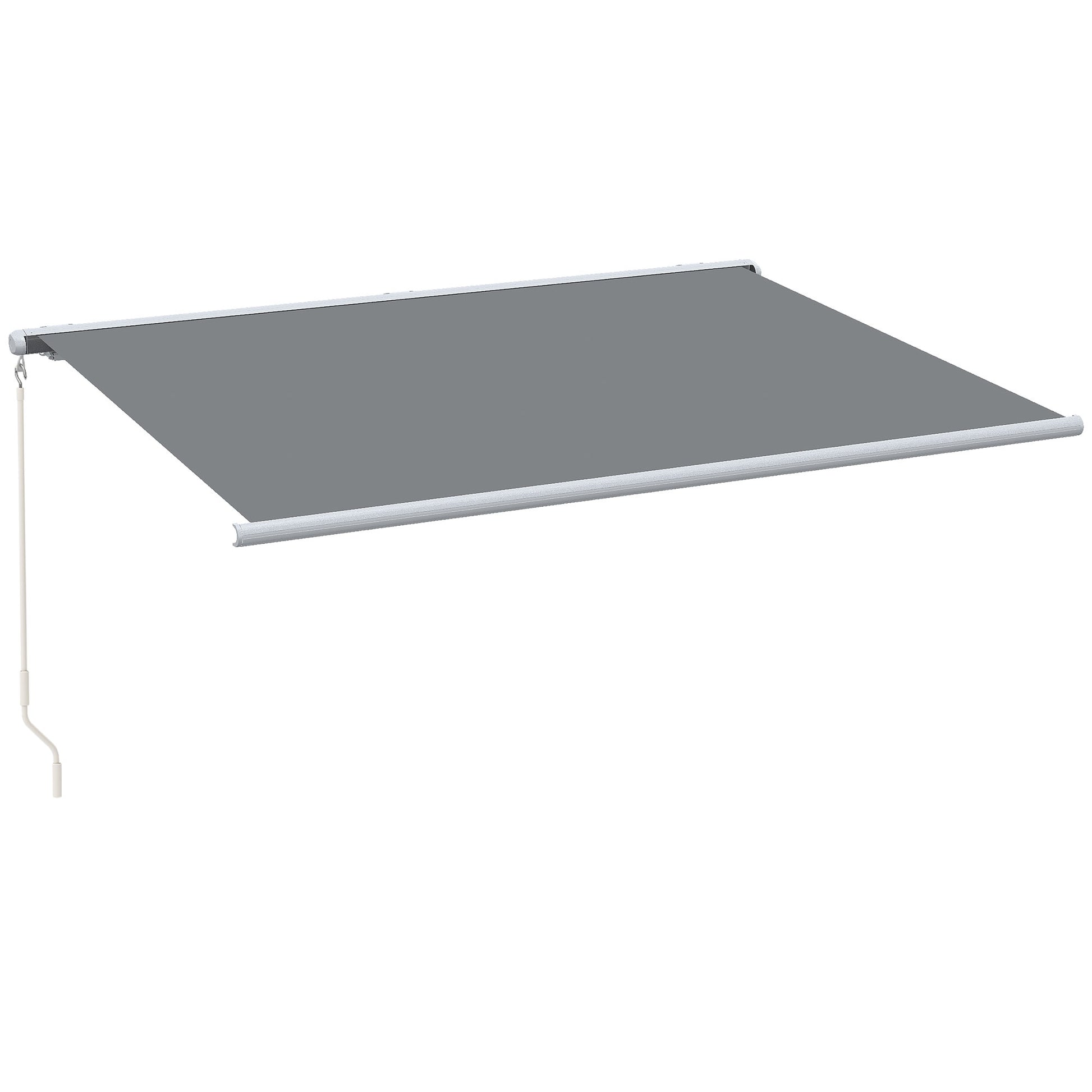4x3m Full Cassette Electric/Manual Retractable Awning with LED Light