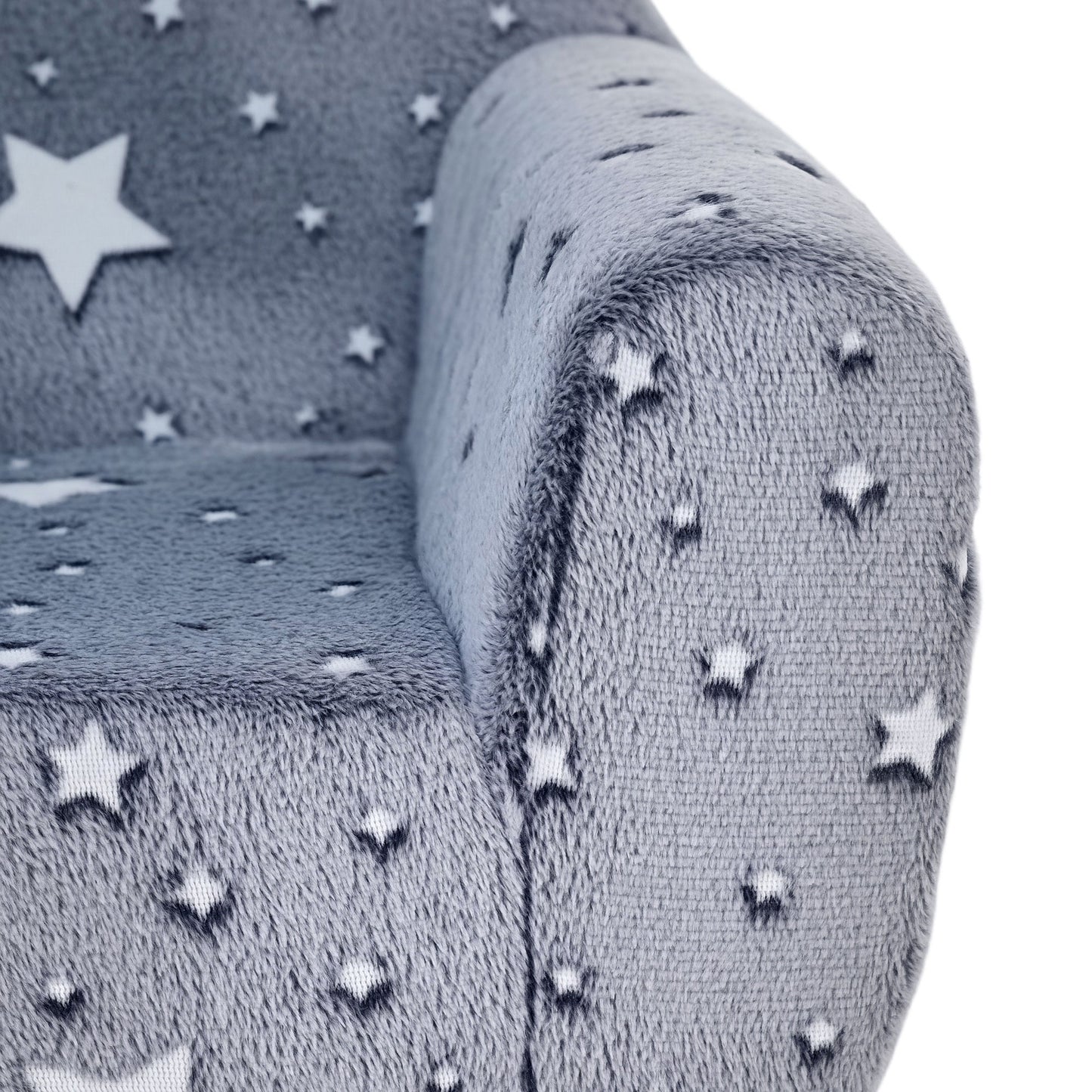 Kids Armchair, Glow in the Dark Chair with Star Design for Bedroom