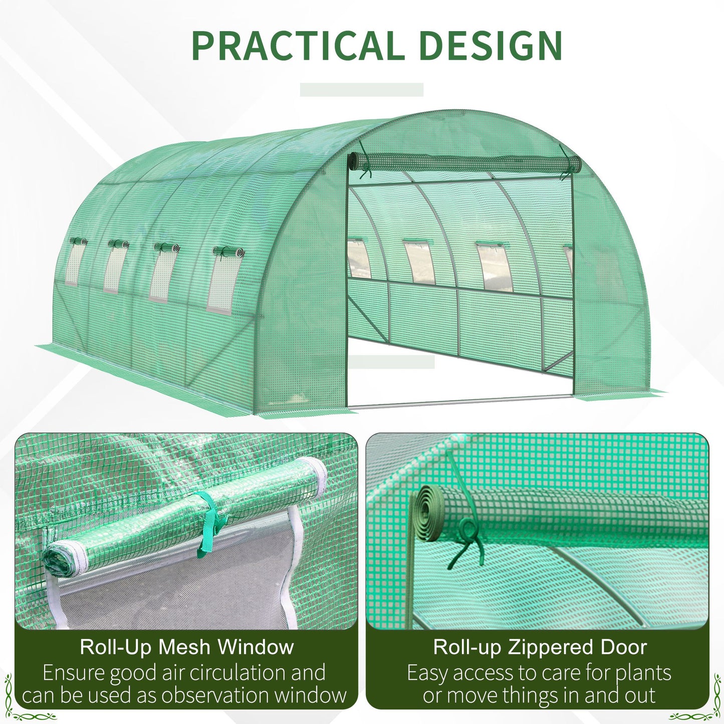 Walk-in Polytunnel Greenhouse (3)