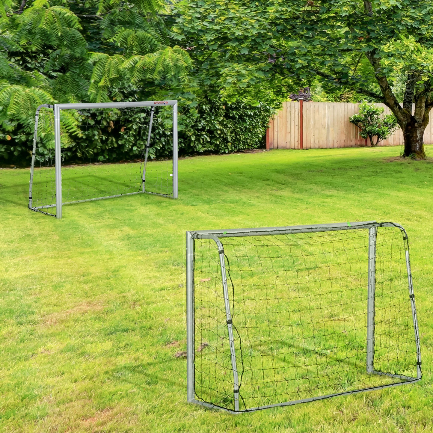 6ft x 4ft Football Goal, Set of 2 Football Net for Garden