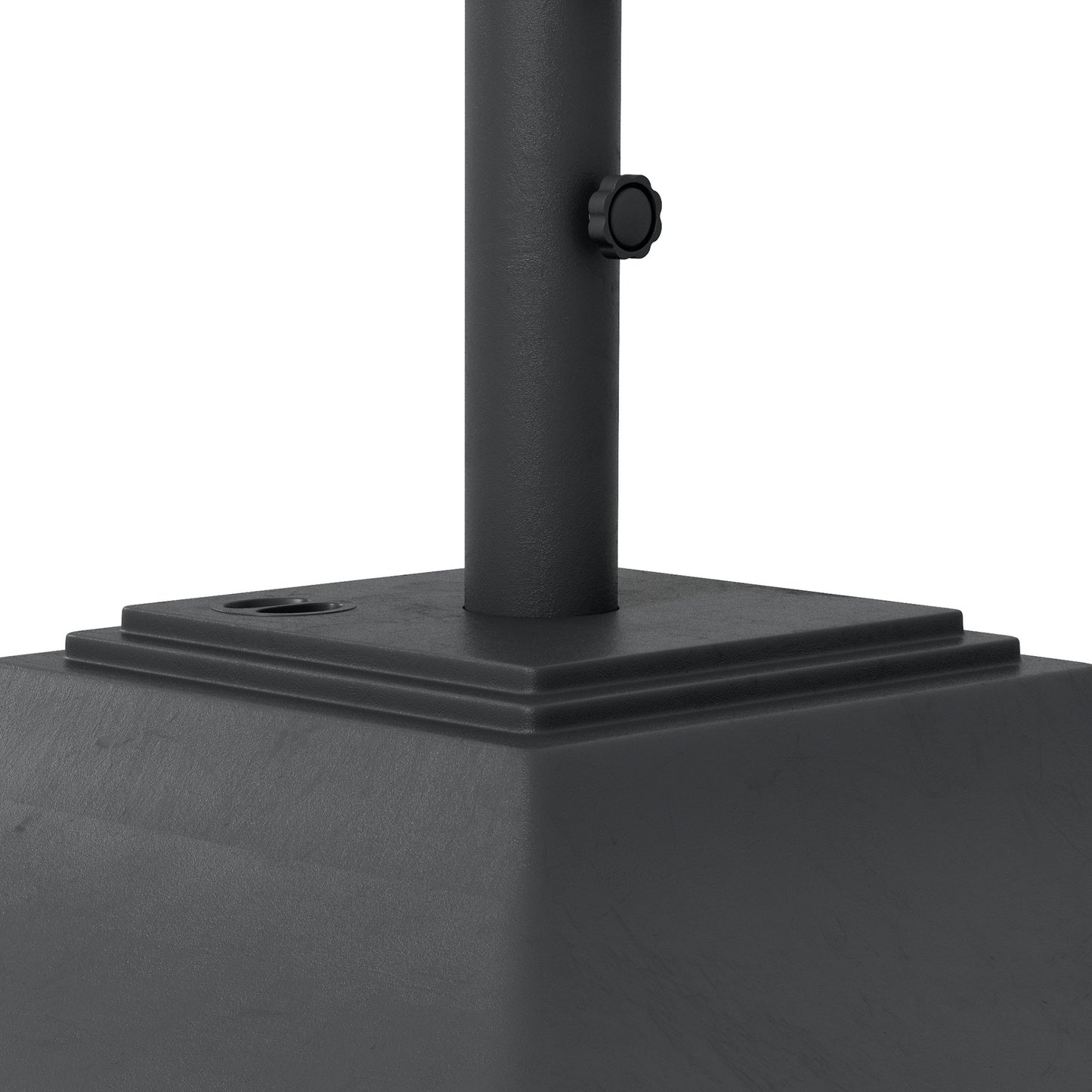 60kg Water/Sand Fillable Parasol Base, with Wheels