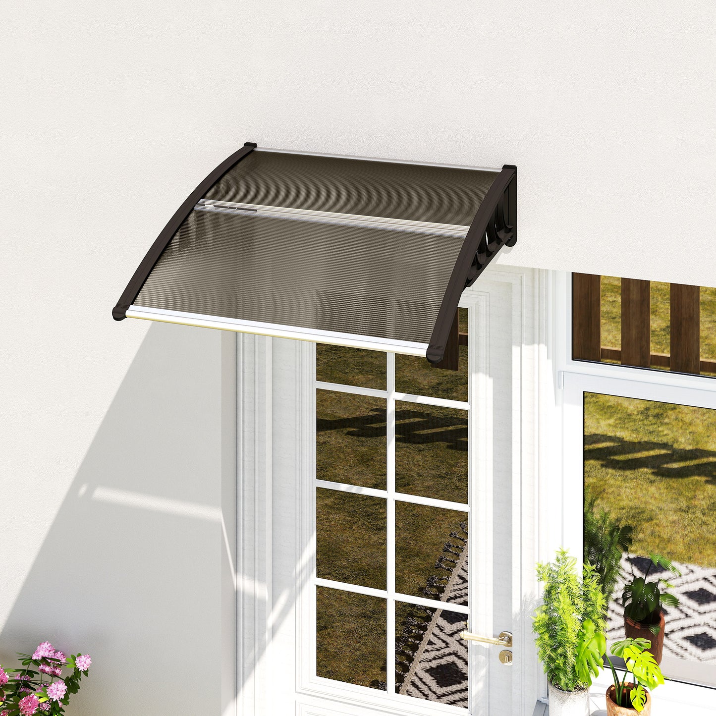 Front Door Canopy, Outdoor Awning, Rain Shelter for Window