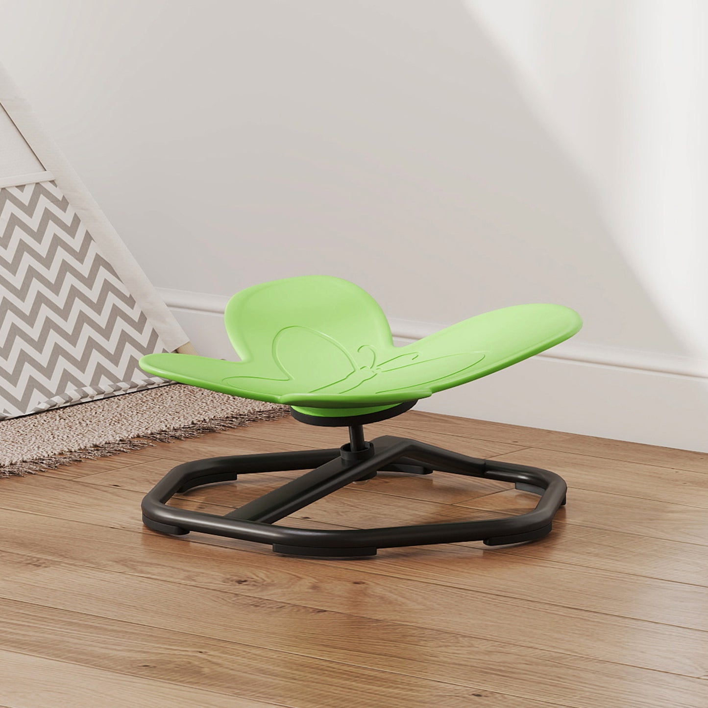 Butterfly-Shaped Kids Swivel Chair
