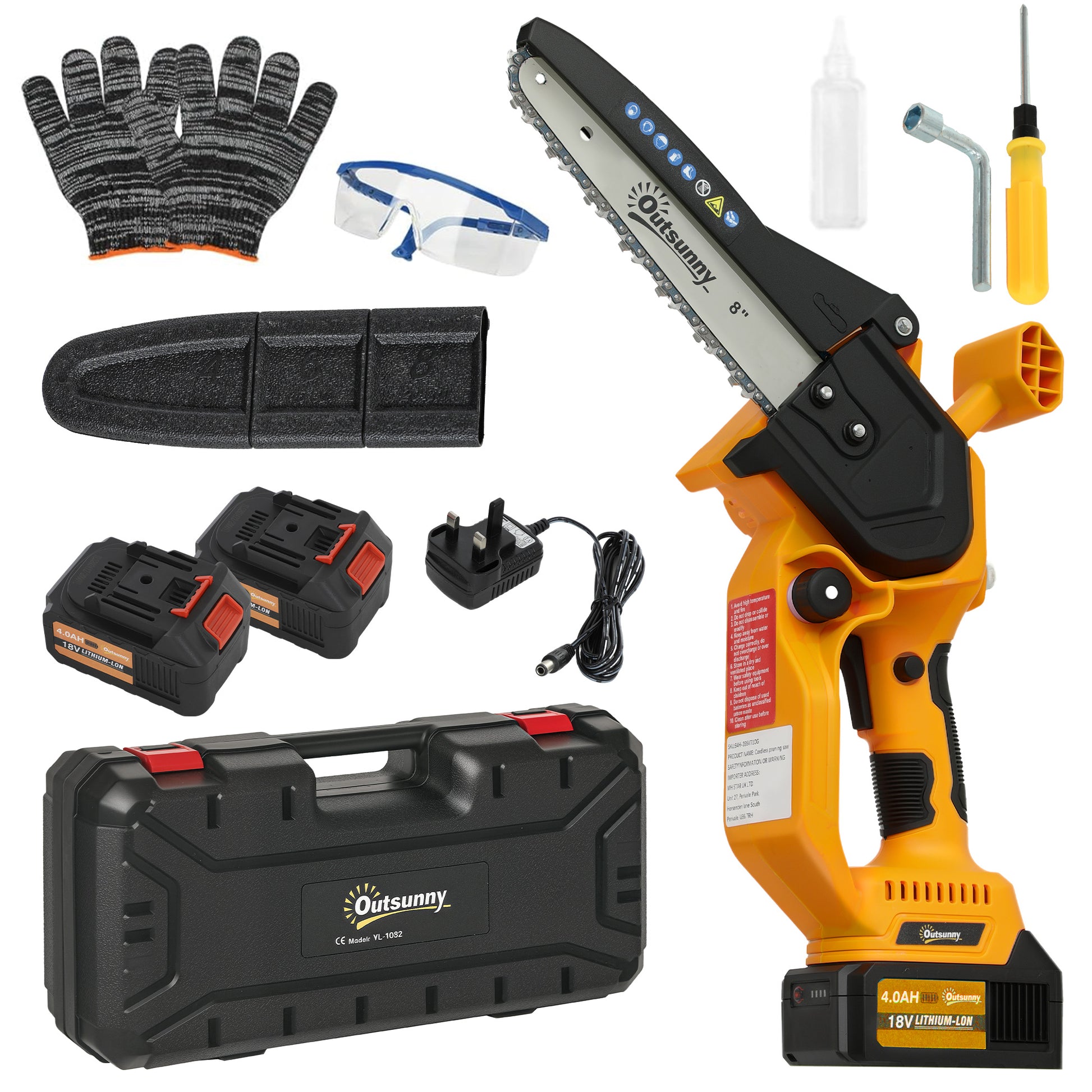 Mini Pruning Saw Cordless, 8 Inch Electric Pruning Saw