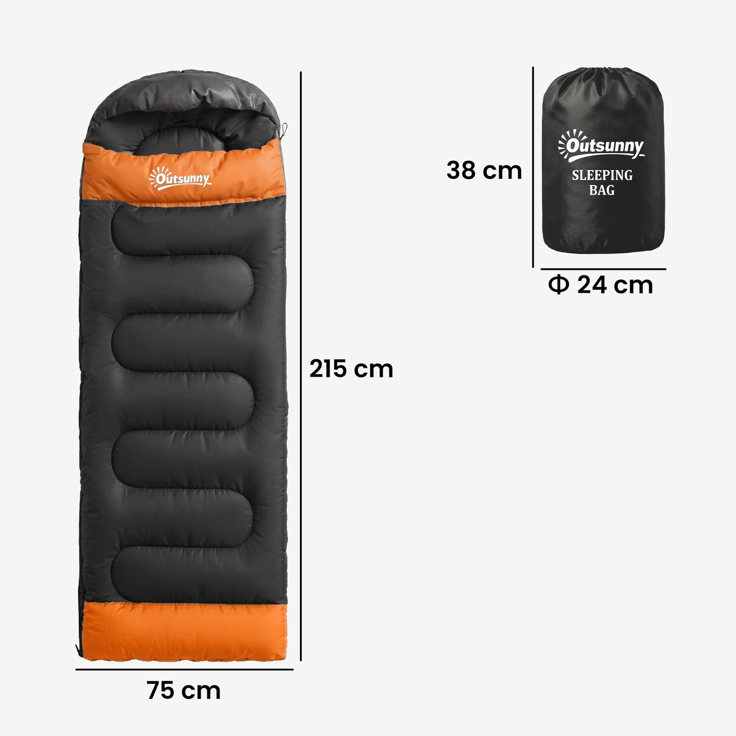 Sleeping Bag for Adults, Lightweight & Compact Sleeping Bag, 3 Seasons