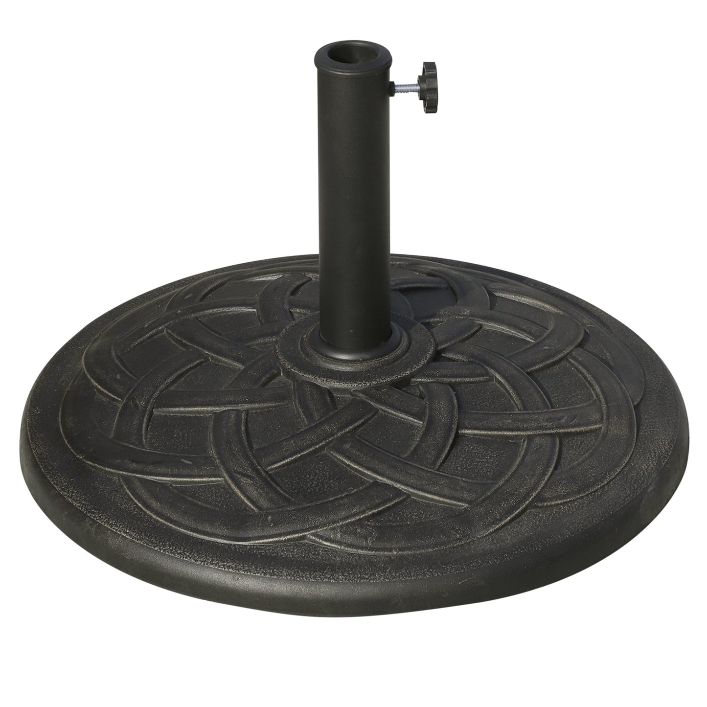 19KG Resin Umbrella Base Garden Parasol Base Stand Round Sun Shade