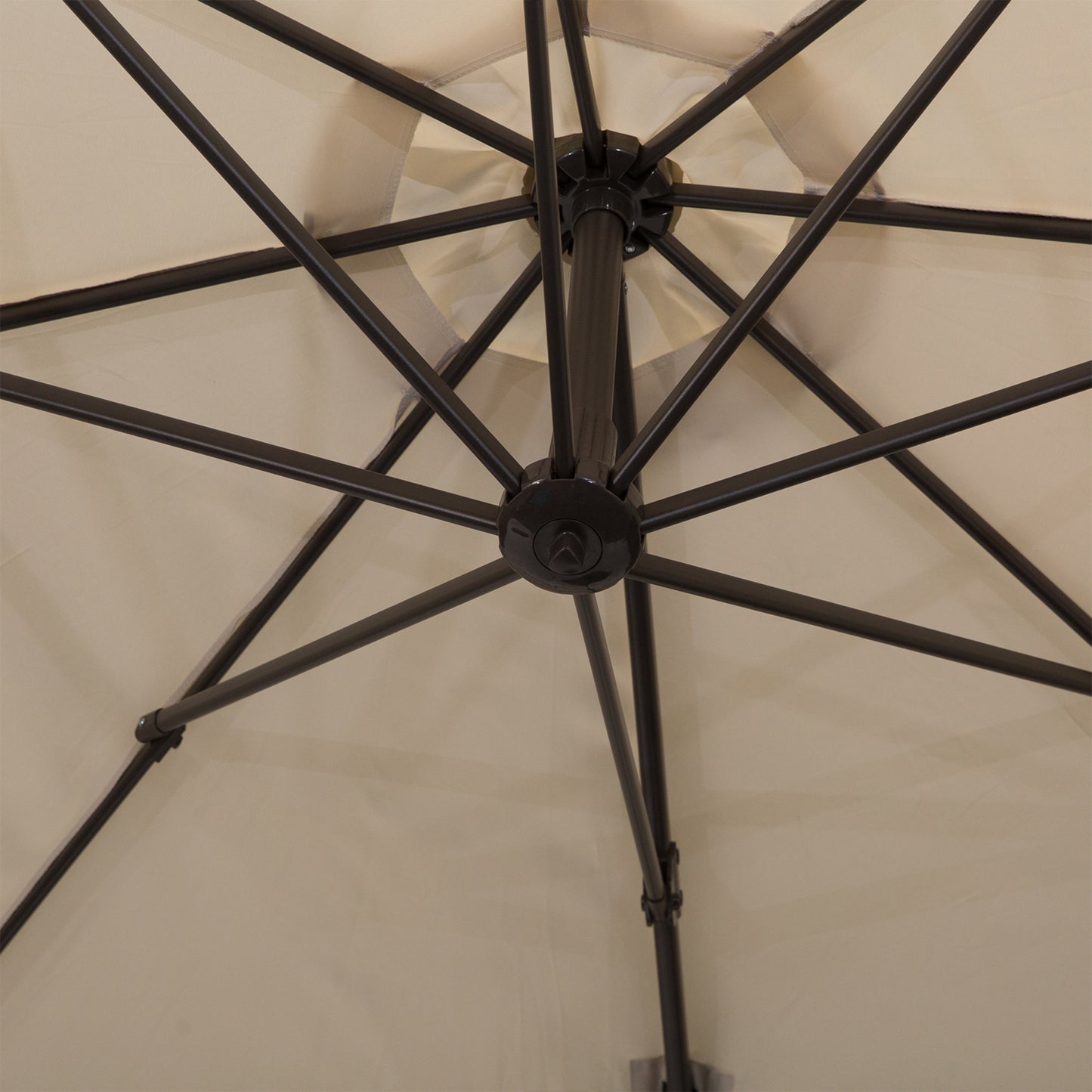 3M Banana Parasol Hanging Cantilever Umbrella W/ Cross Base Hand