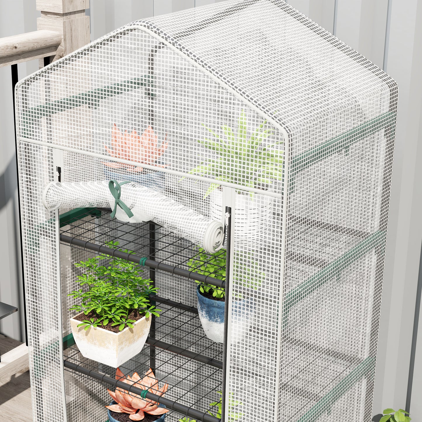 193cm Five Shelf Mini Greenhouse
