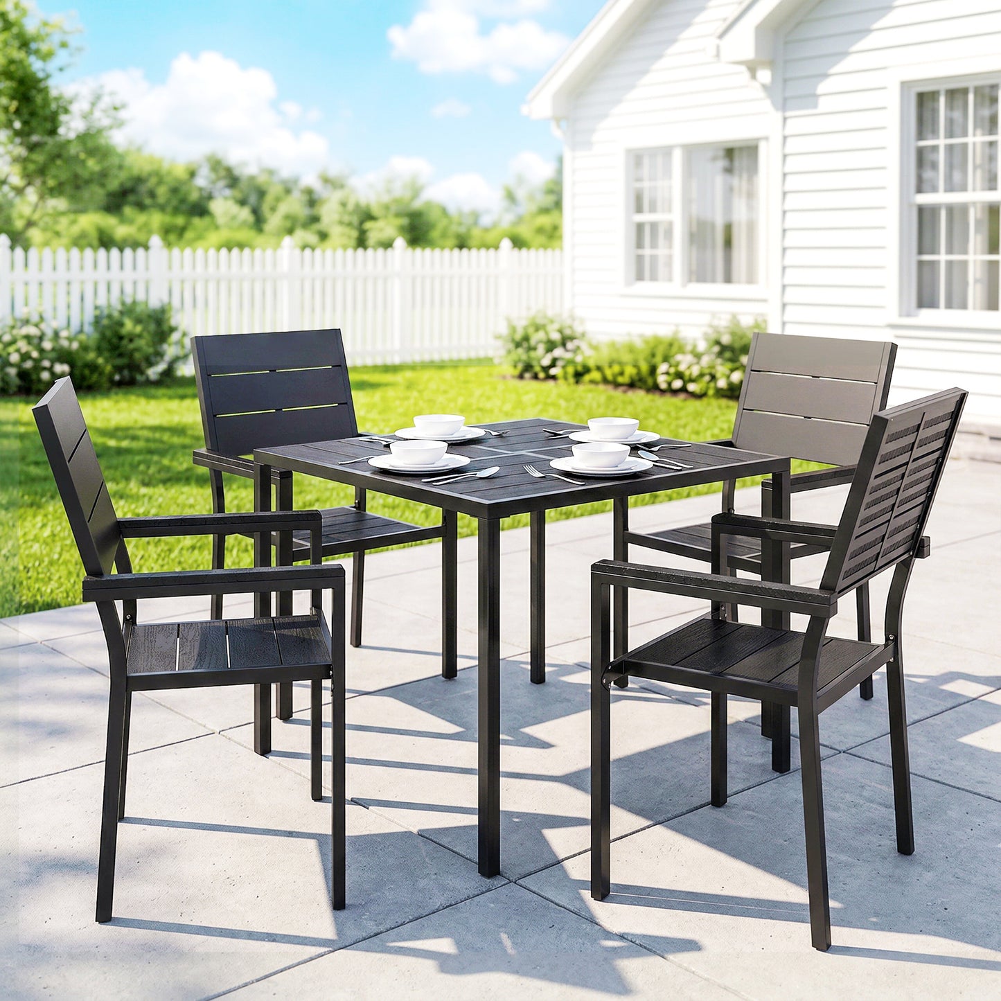 5 Pieces Garden Dining Set