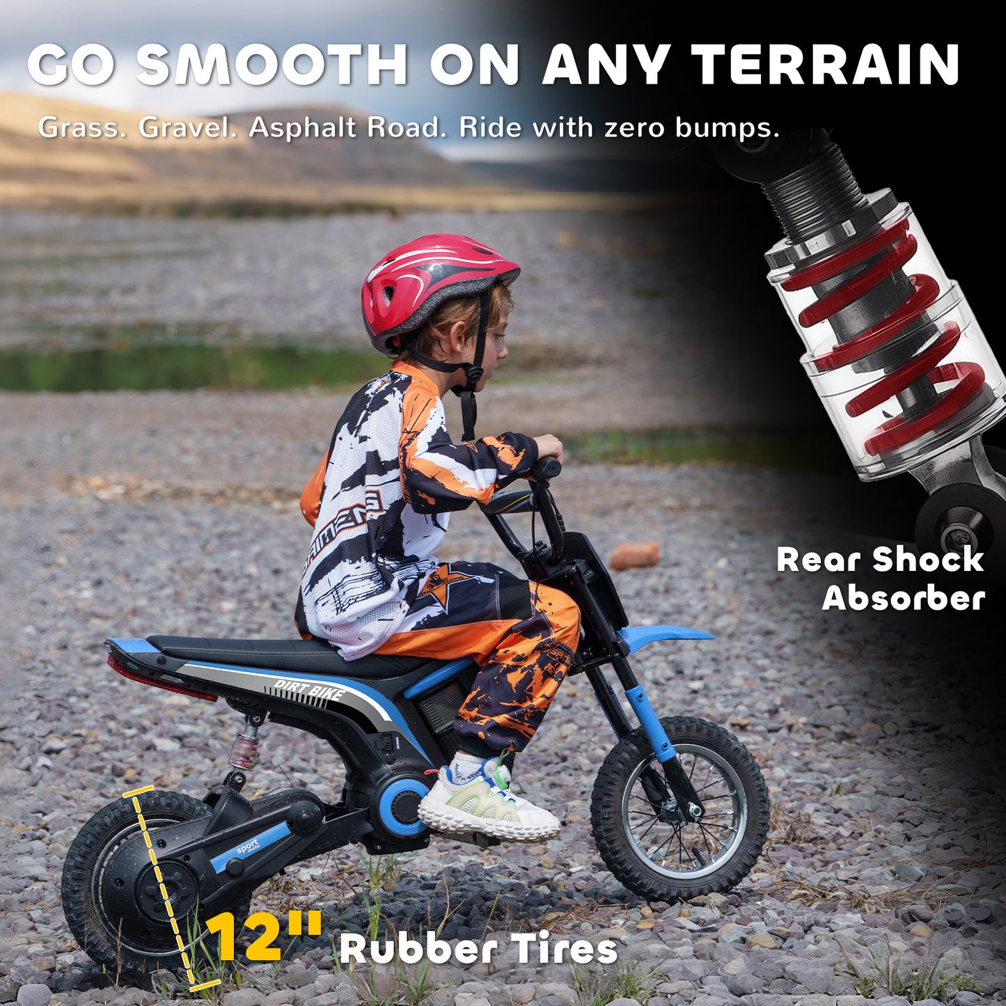 24V Electric Motorbike 18km/h with Twist Grip Throttle