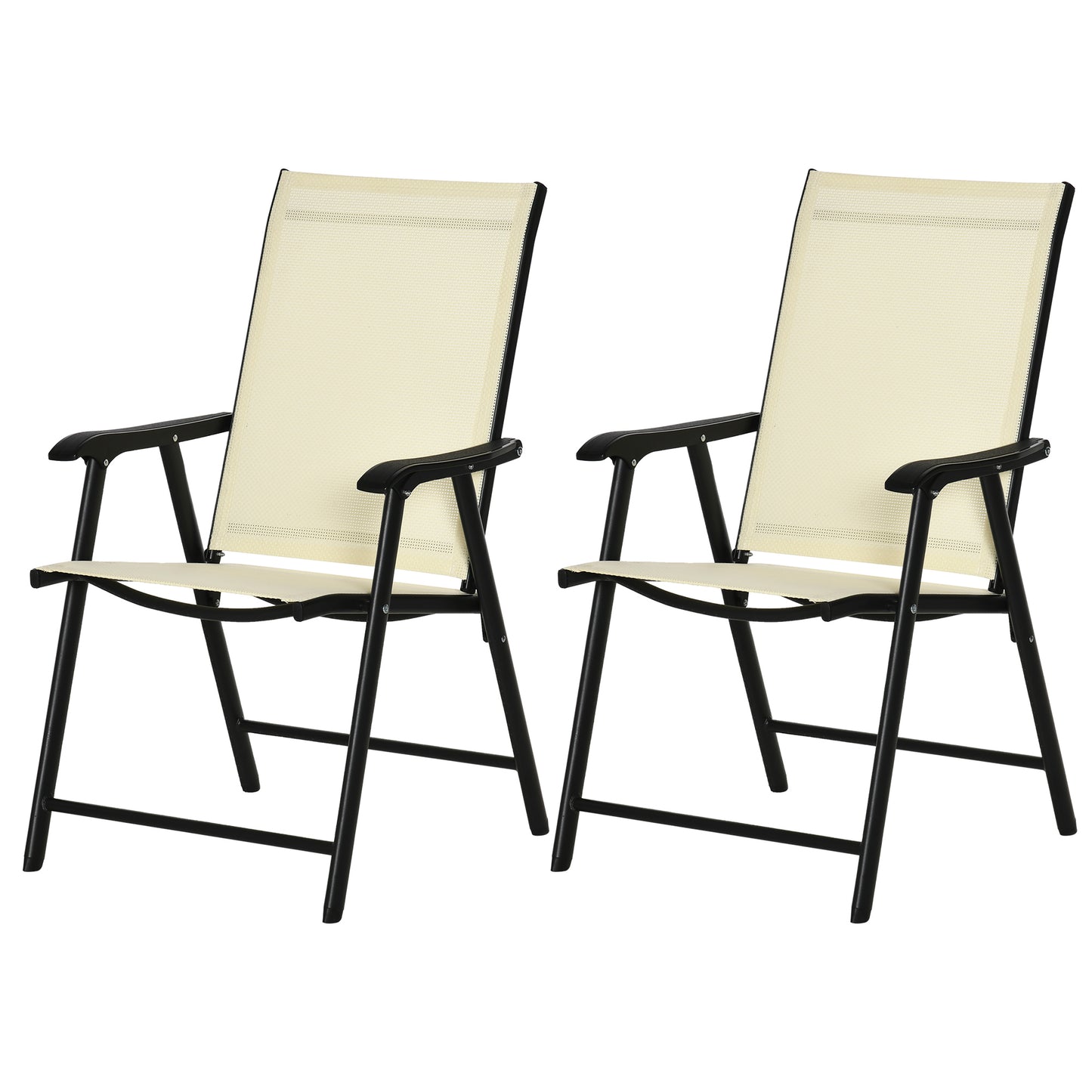 Set of Two Folding Garden Chairs