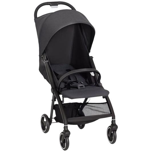 Travel Stroller, Lightweight Pushchair, Compact Buggy with Canopy