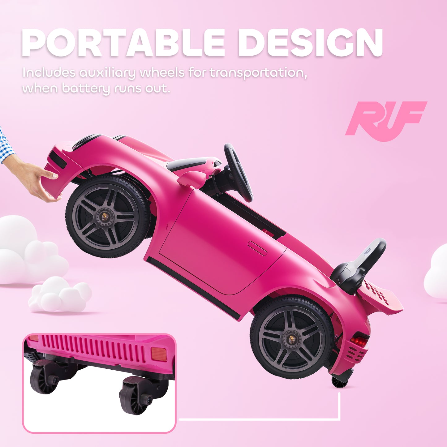 Licensed RUF CTR 2017-Yellowbird Electric Car for Kids