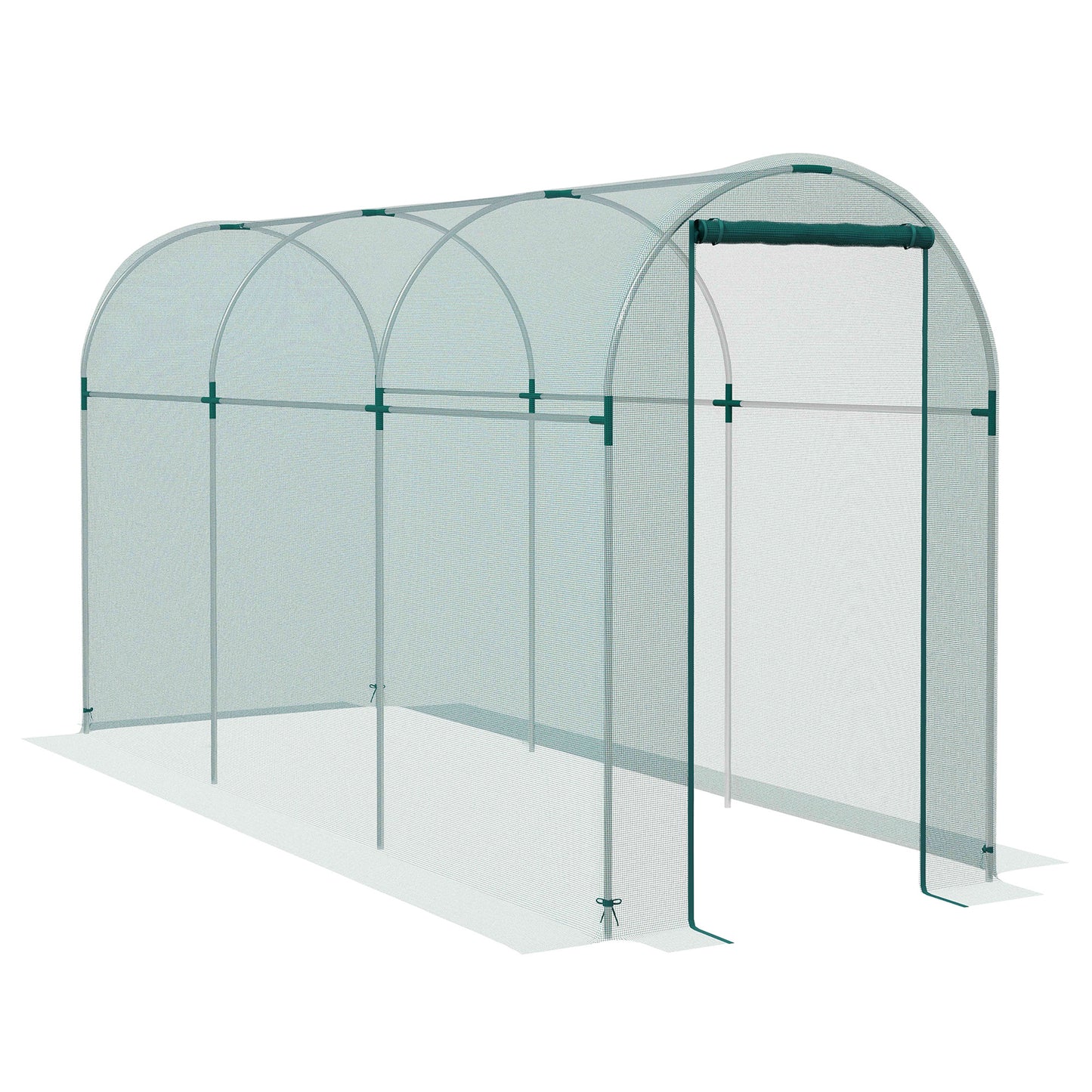 360 x 120cm Galvanised Steel Fruit Cage