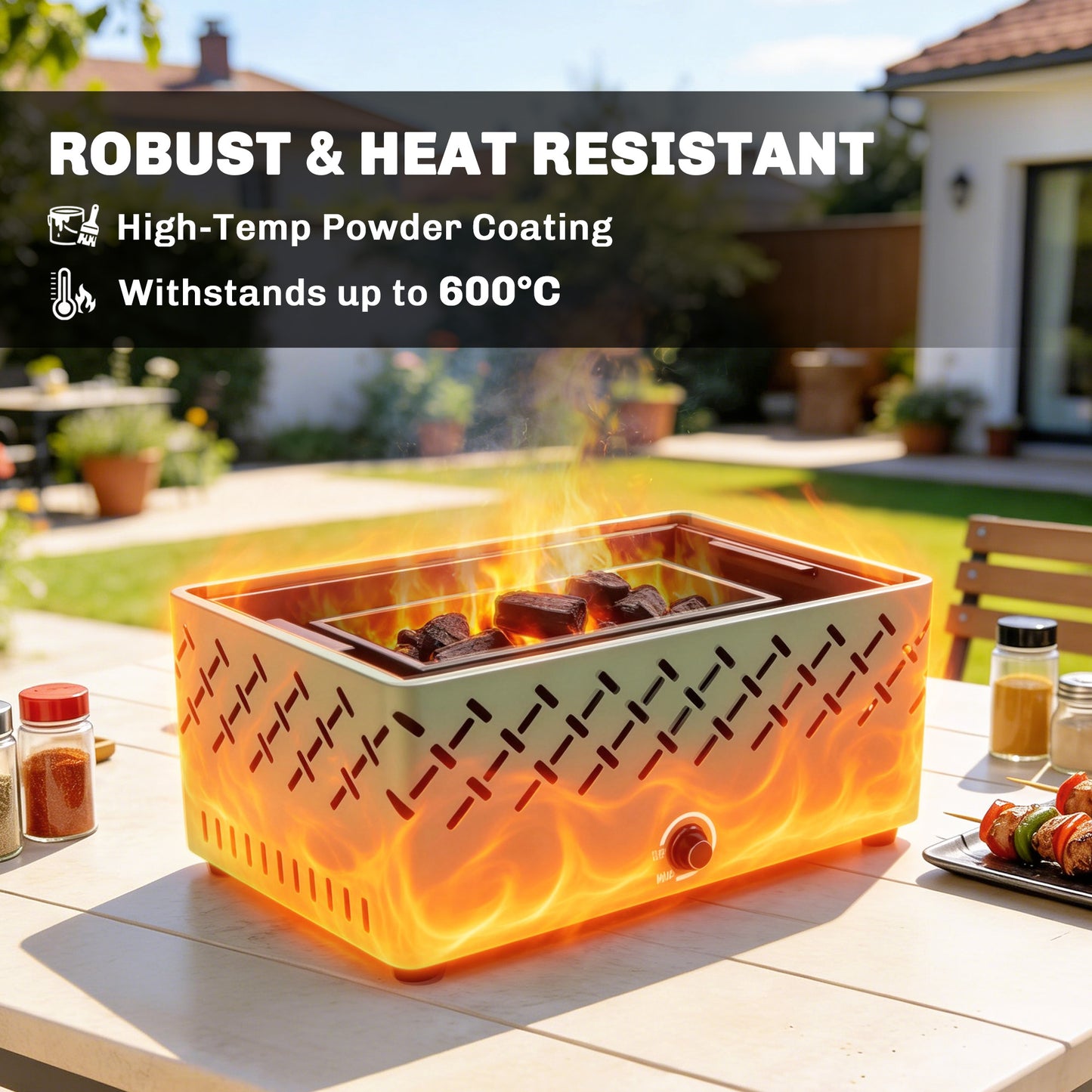 Portable Charcoal BBQ Grill