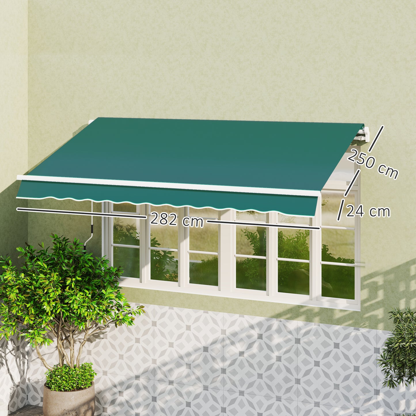 Awning Replacement Canopy, Water Resistant UPF 50+ Sun Shade Cover