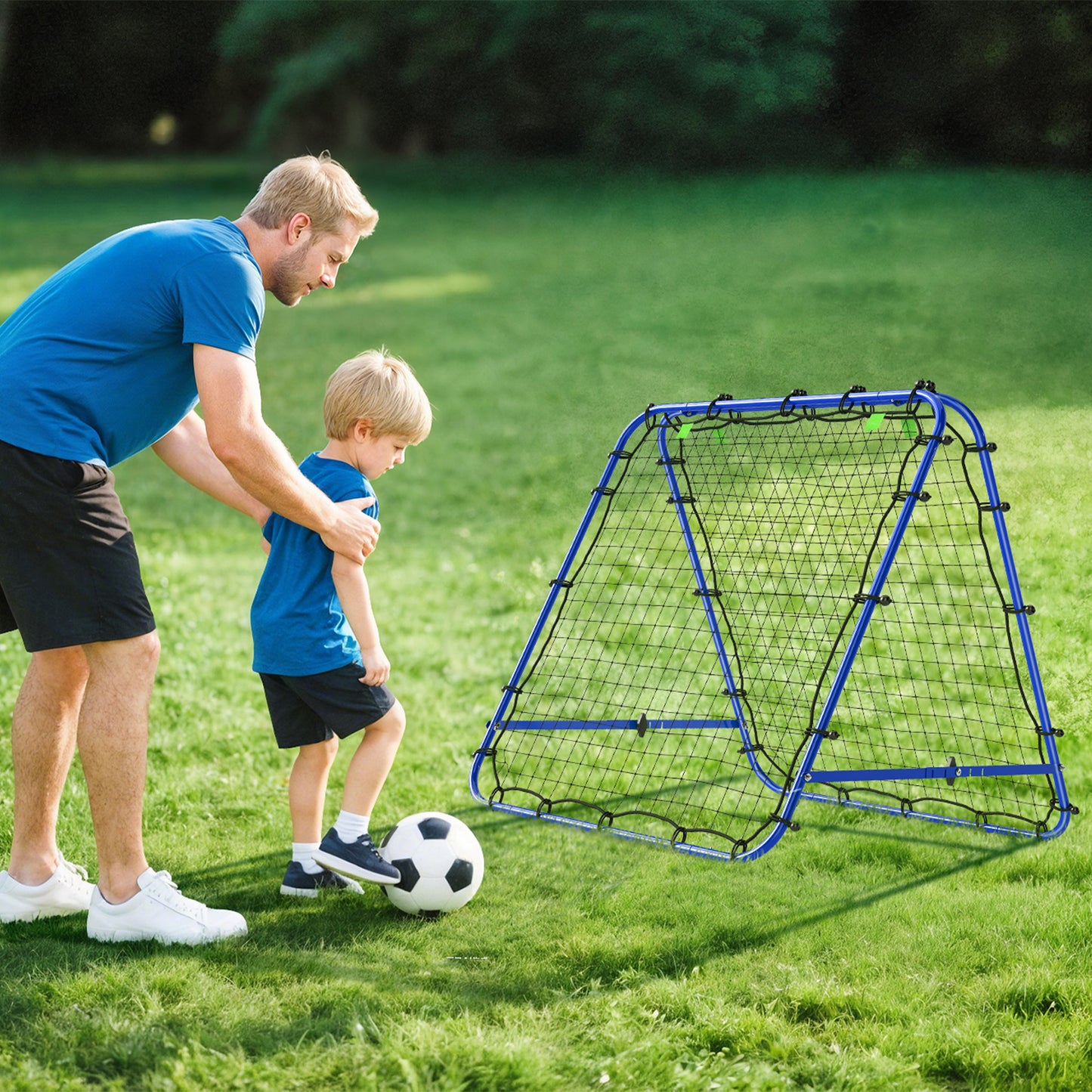 Double Sided Football Rebounder Net