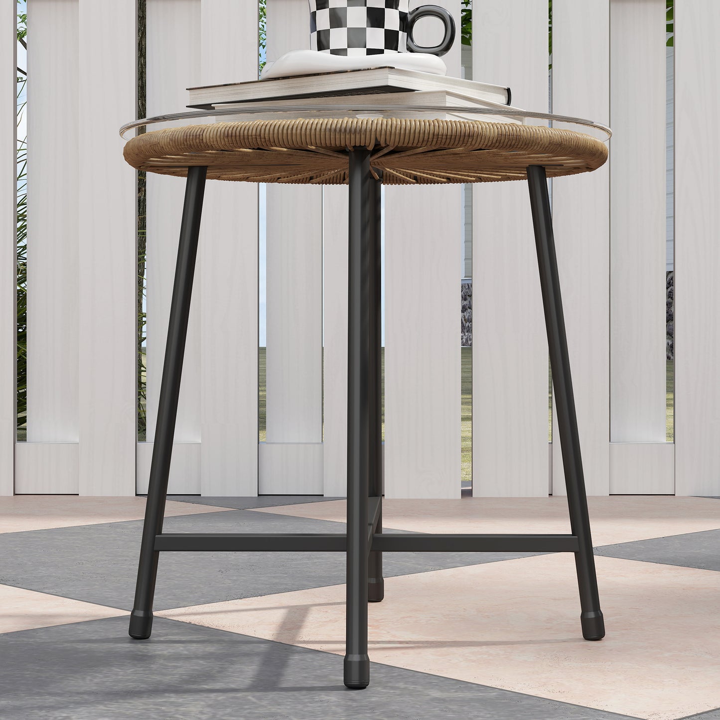 3 Pieces Rattan Bistro Set (7)