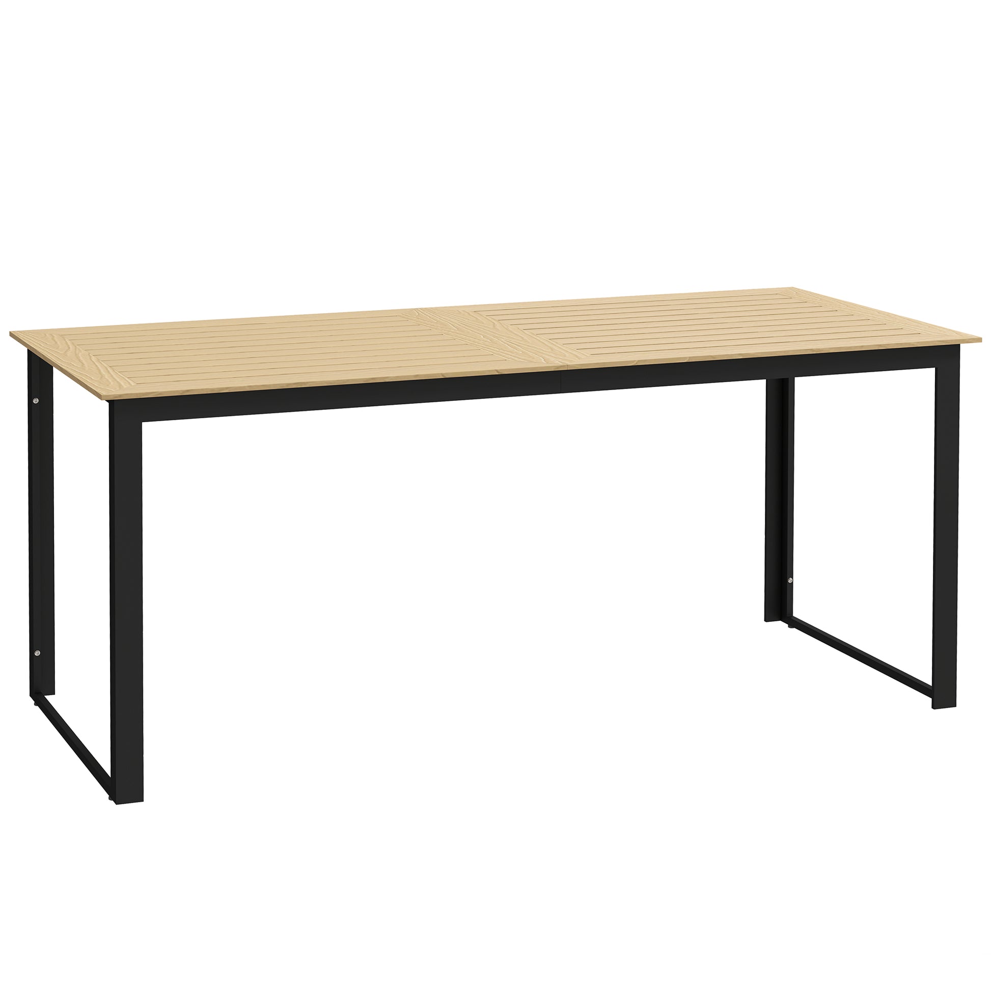 Garden Table for 6 People, 175 x 78 x 75 cm Rectangle Outdoor