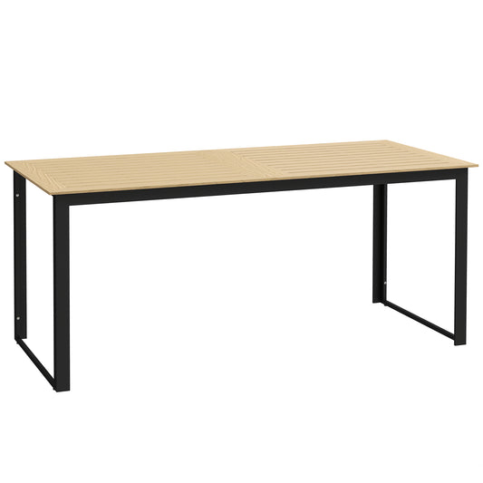 Garden Table for 6 People, 175 x 78 x 75 cm Rectangle Outdoor