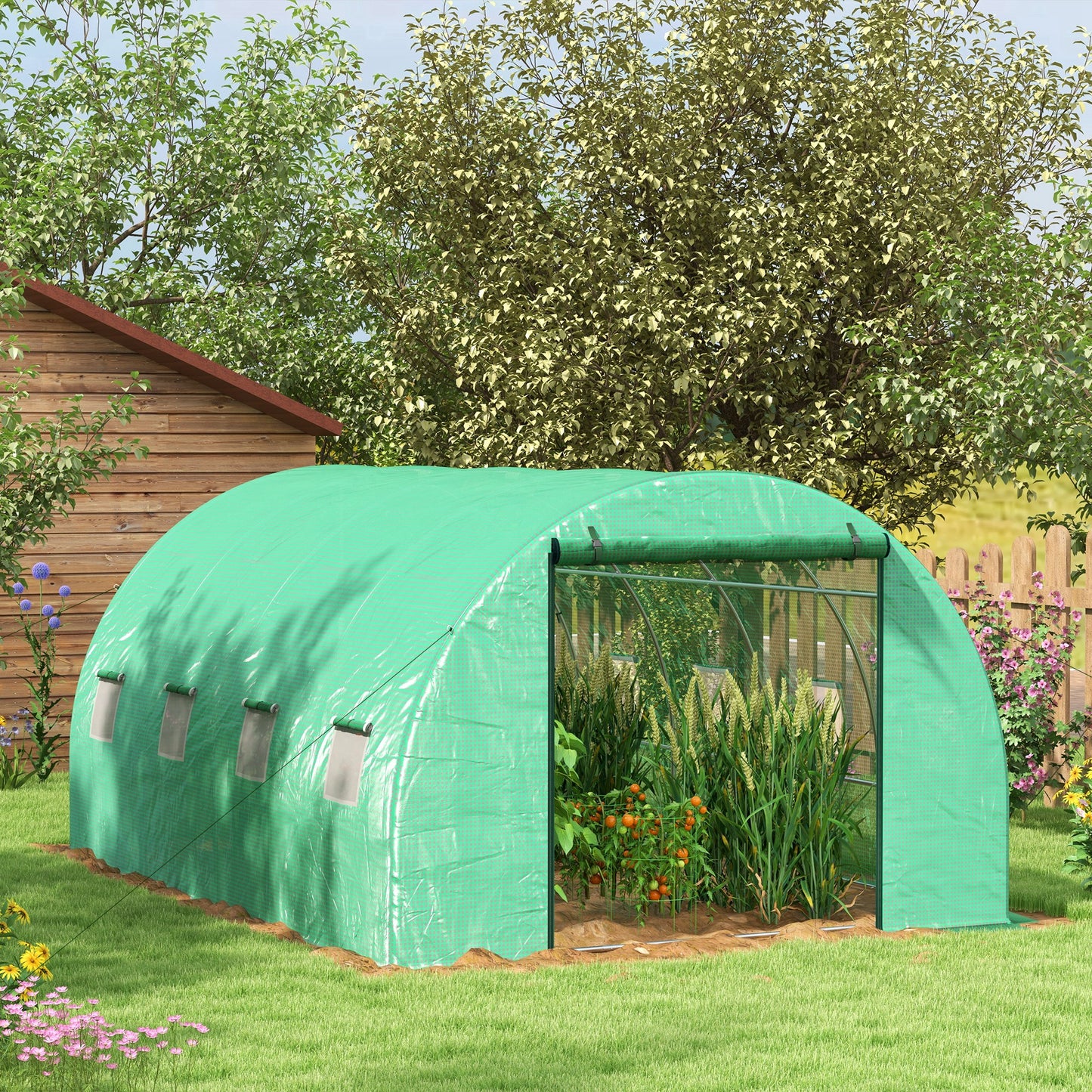 Sprinkler System Polytunnel Greenhouse, 4 x 3(m)