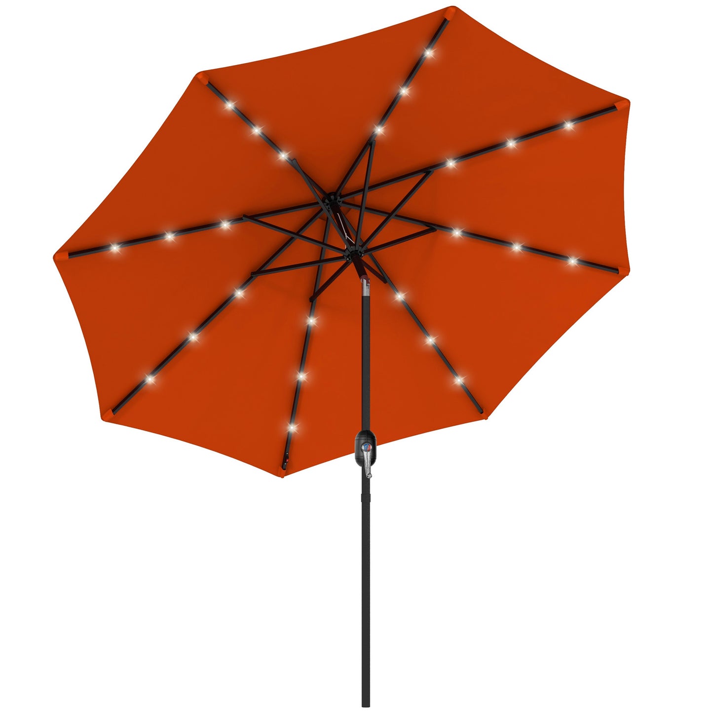 2.7m Outdoor Patio Garden Umbrella Parasol with Tilt Crank