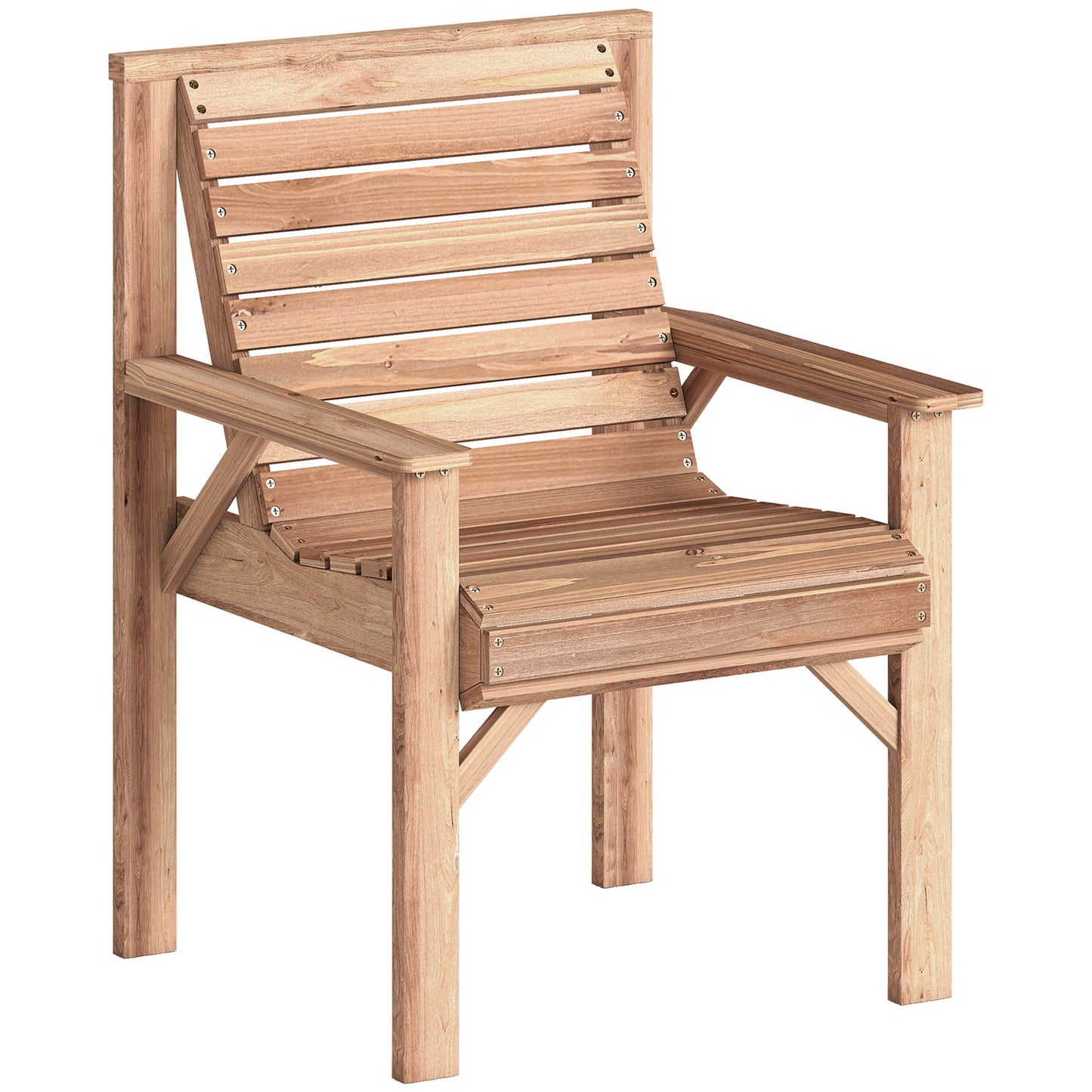 Wooden Garden Dining Chair (1)