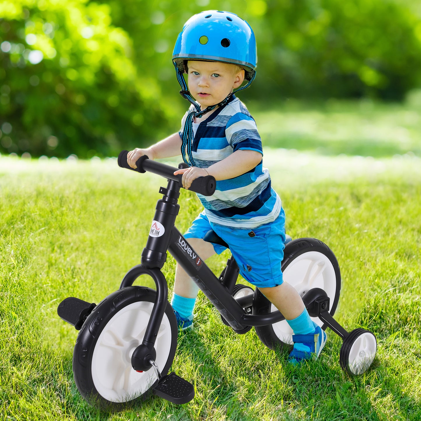 11 Inch Kids Balance Bike Training Pedal Bicycle W/ Removable